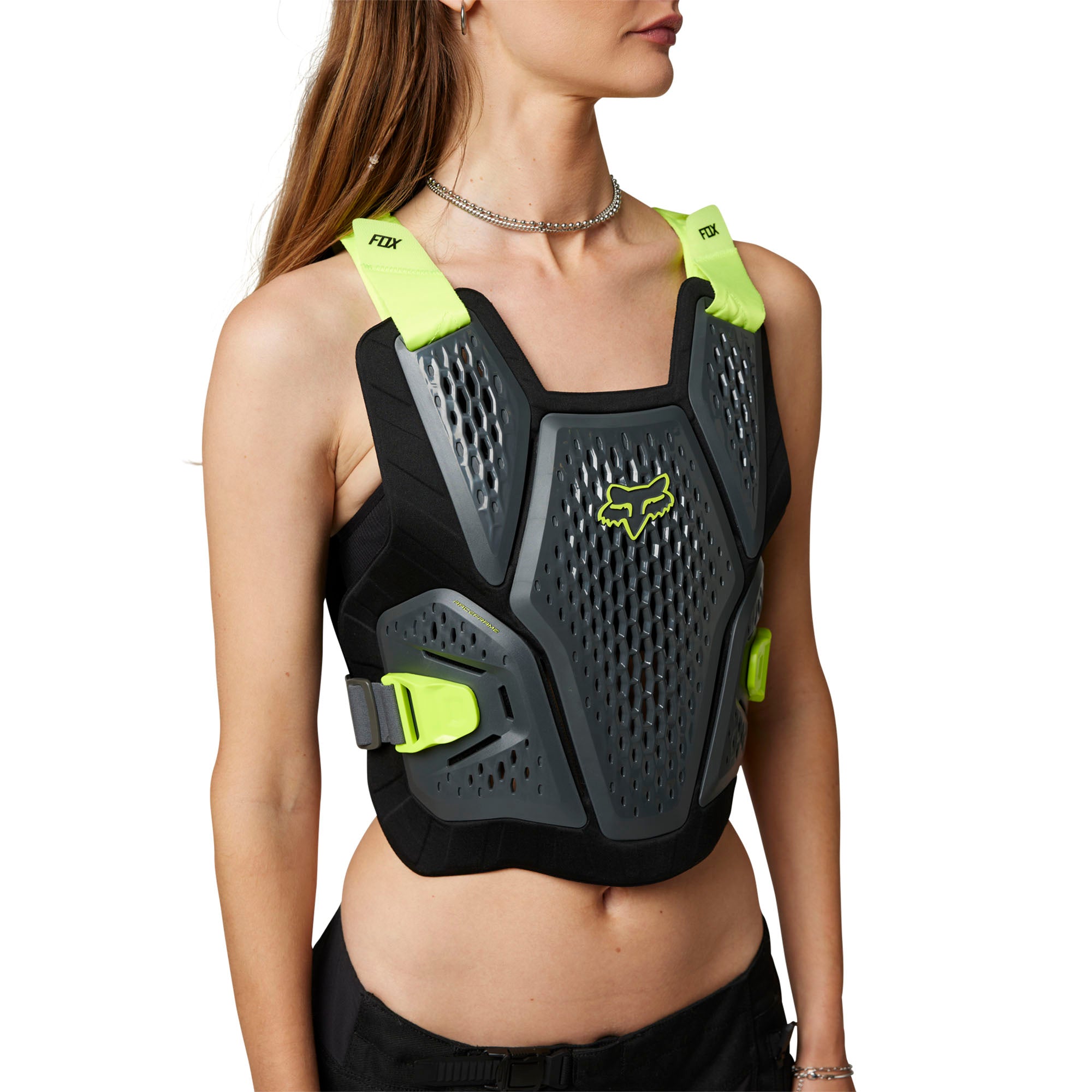 Fox Racing Raceframe Impact Offroad Guard Dark Shadow Grey