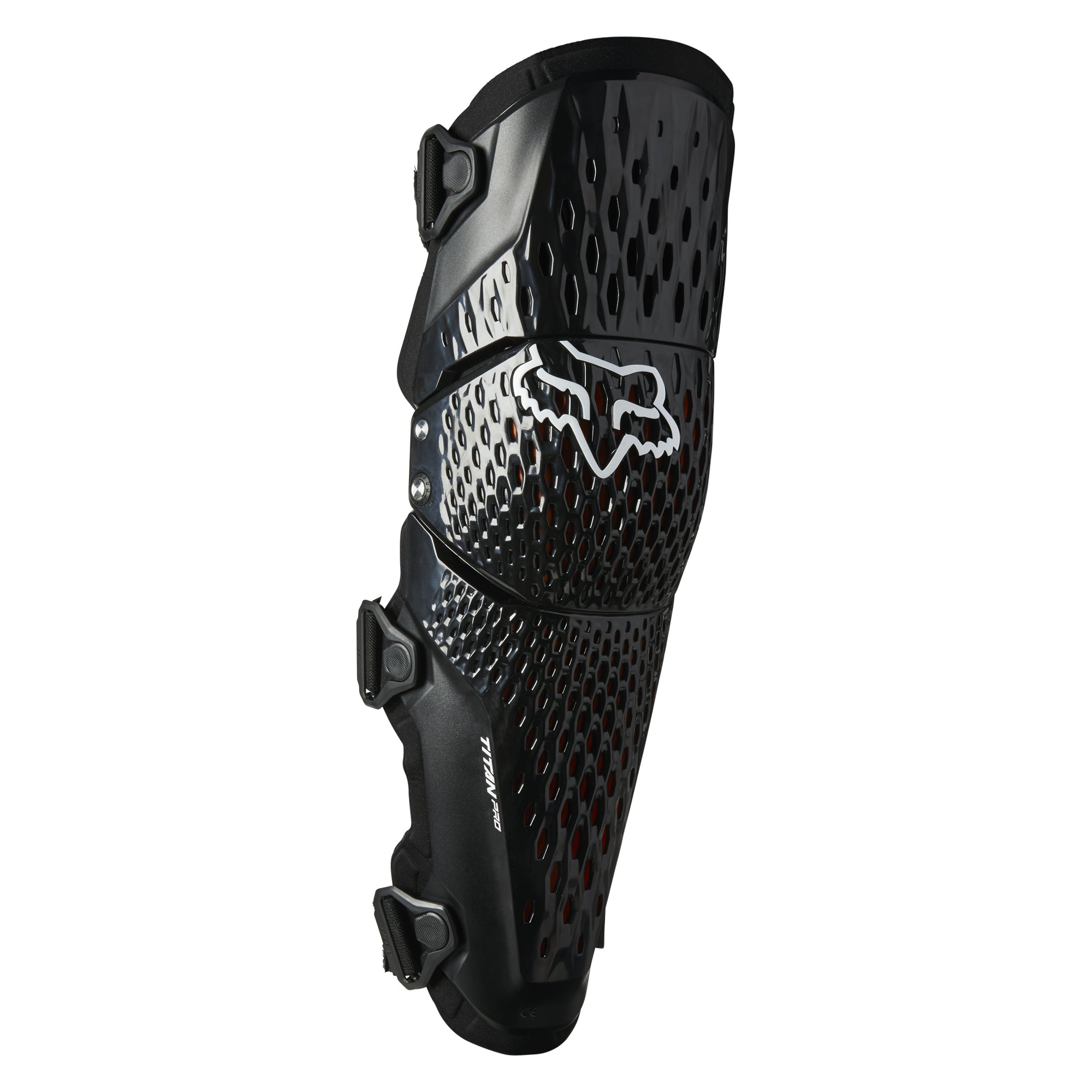 Fox Racing Titan Pro D3O Motocross Knee/Shin Guard Black Mens