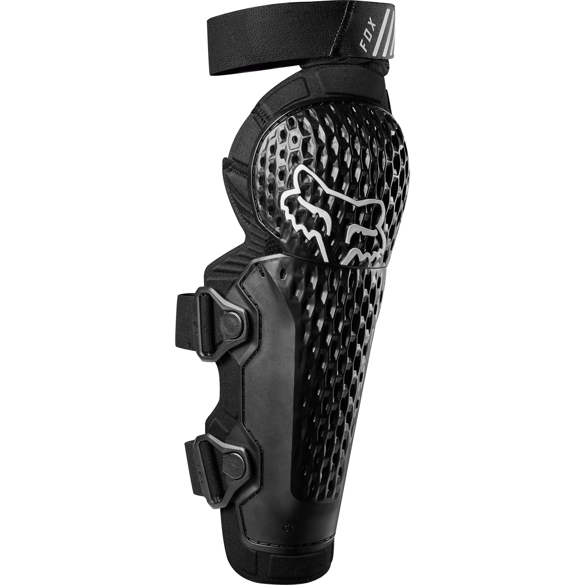 Fox Racing Titan Race Motocross Knee Guard, CE Black Unisex-Adult