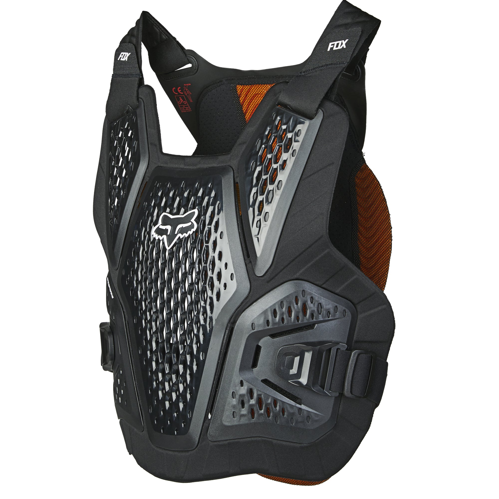 Fox Racing Raceframe Impact Soft Back Motocross Guard Black Unisex-Adult