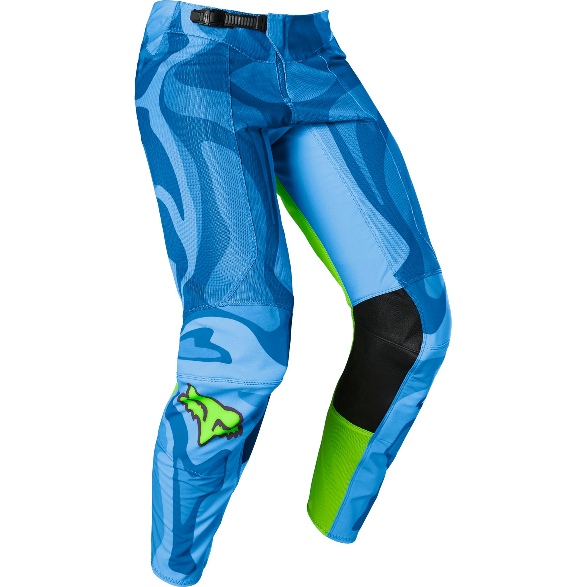 Fox Racing Airline Exo Motocross Pants Blue/Yellow Mens