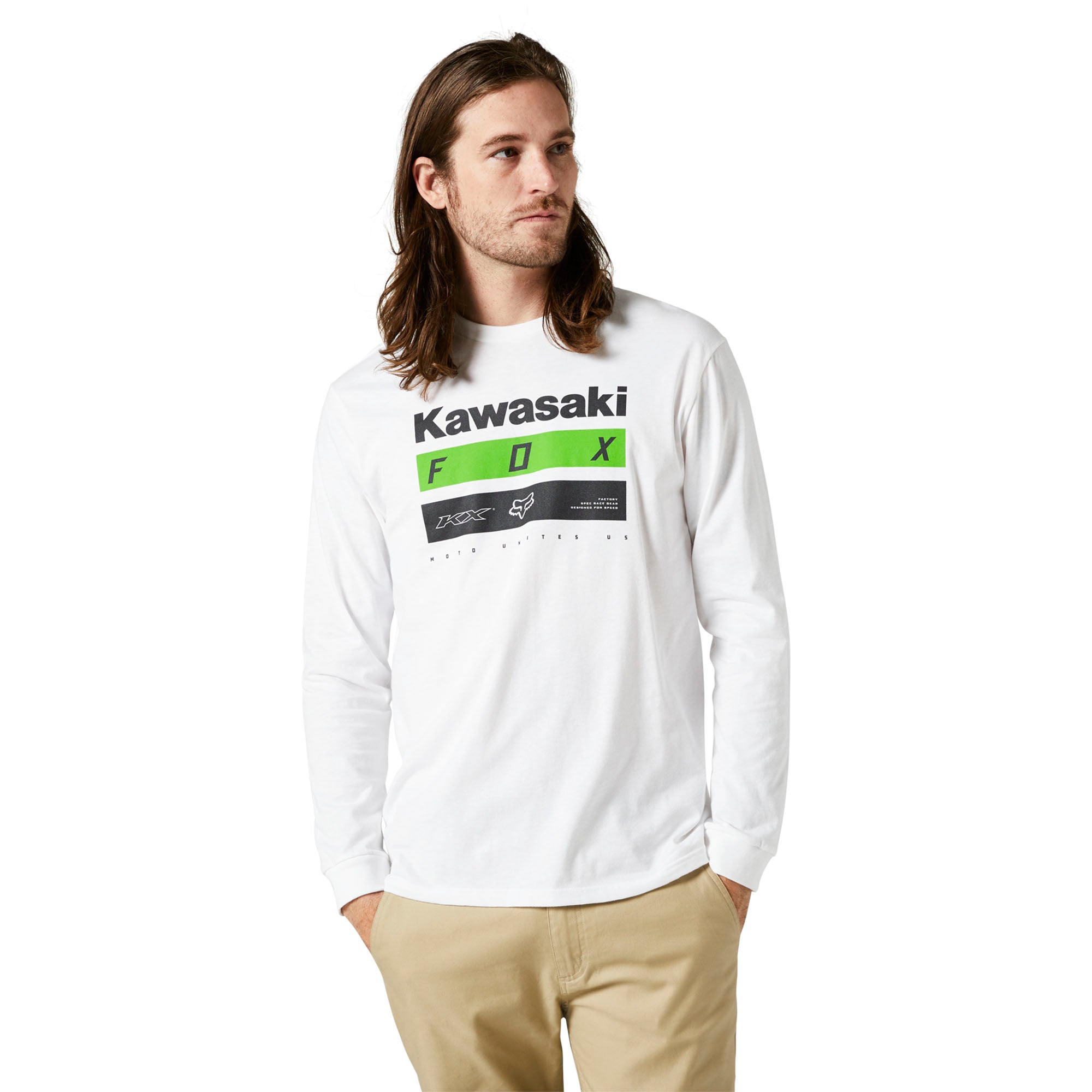 Fox Racing Kawasaki Stripes Long Sleeve Premium Tee