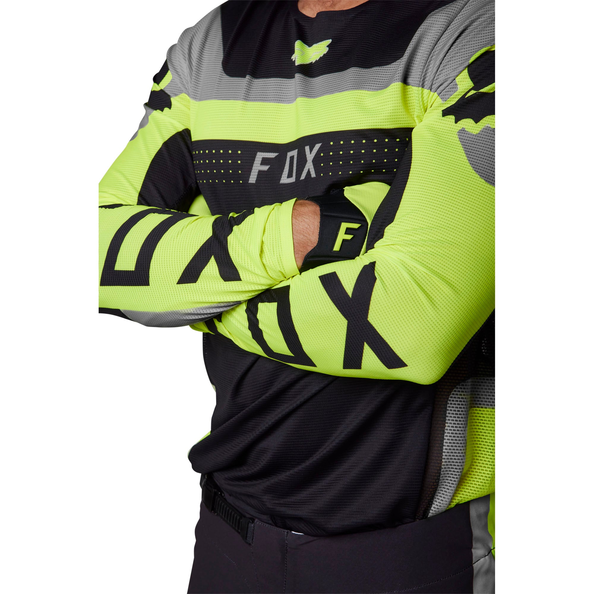 Fox Racing Flexair Efekt Offroad Jersey Flo Yellow Black