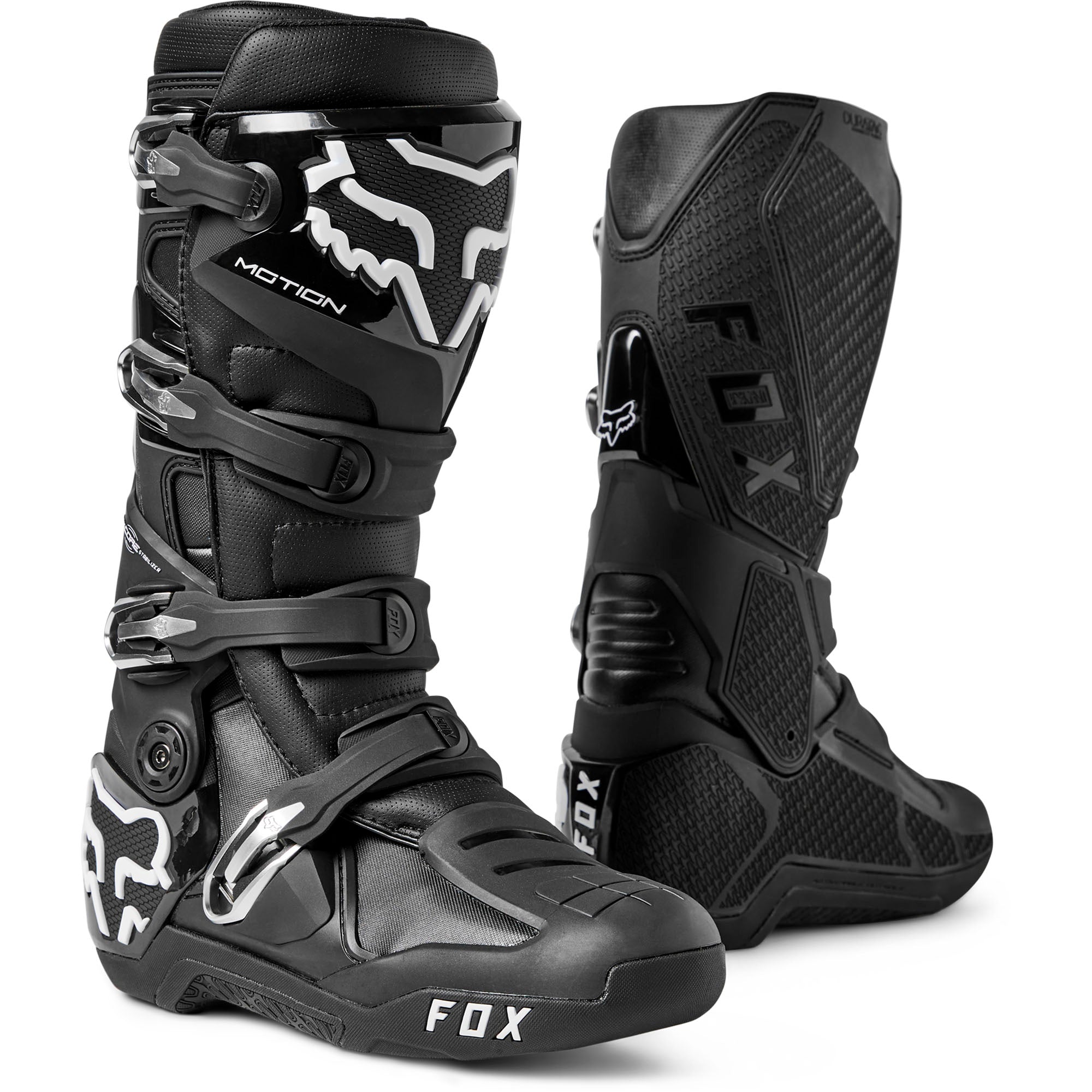 Fox Racing Motion Motocross Boots Black Mens