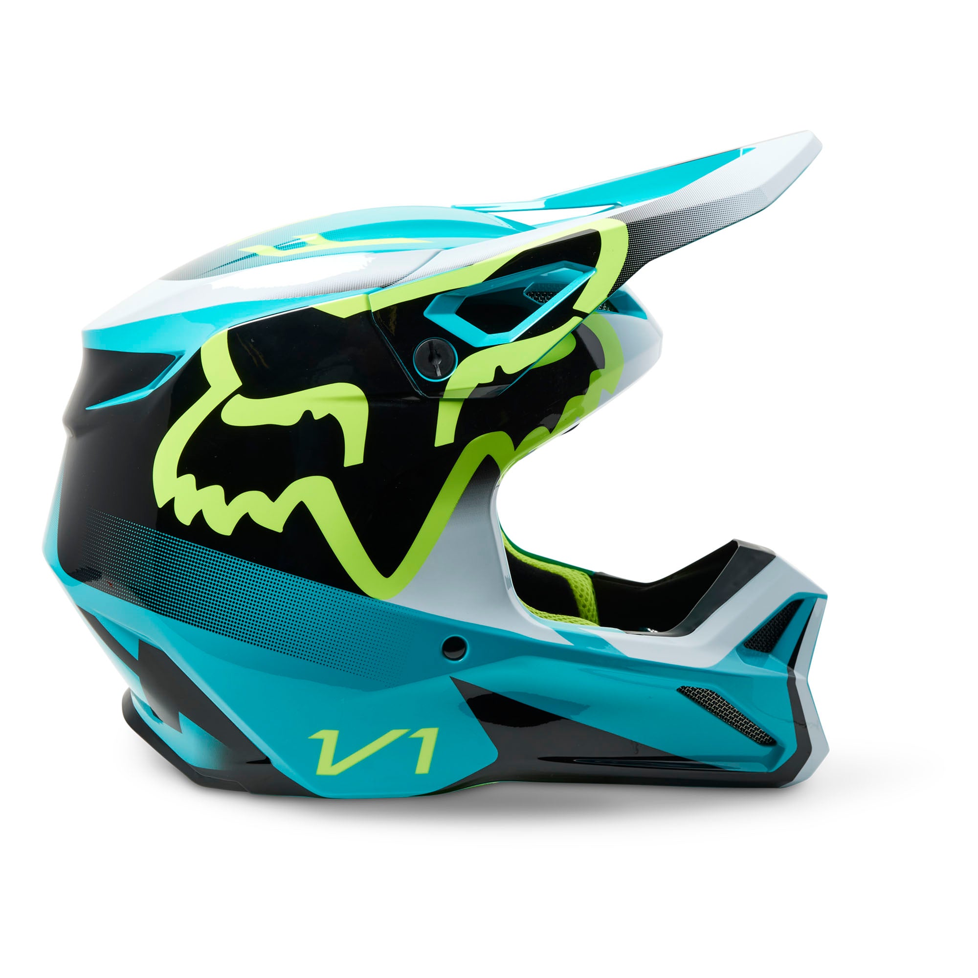 Fox Racing V1 Leed Motocross Helmet DOT/ECE 29729-176-YM