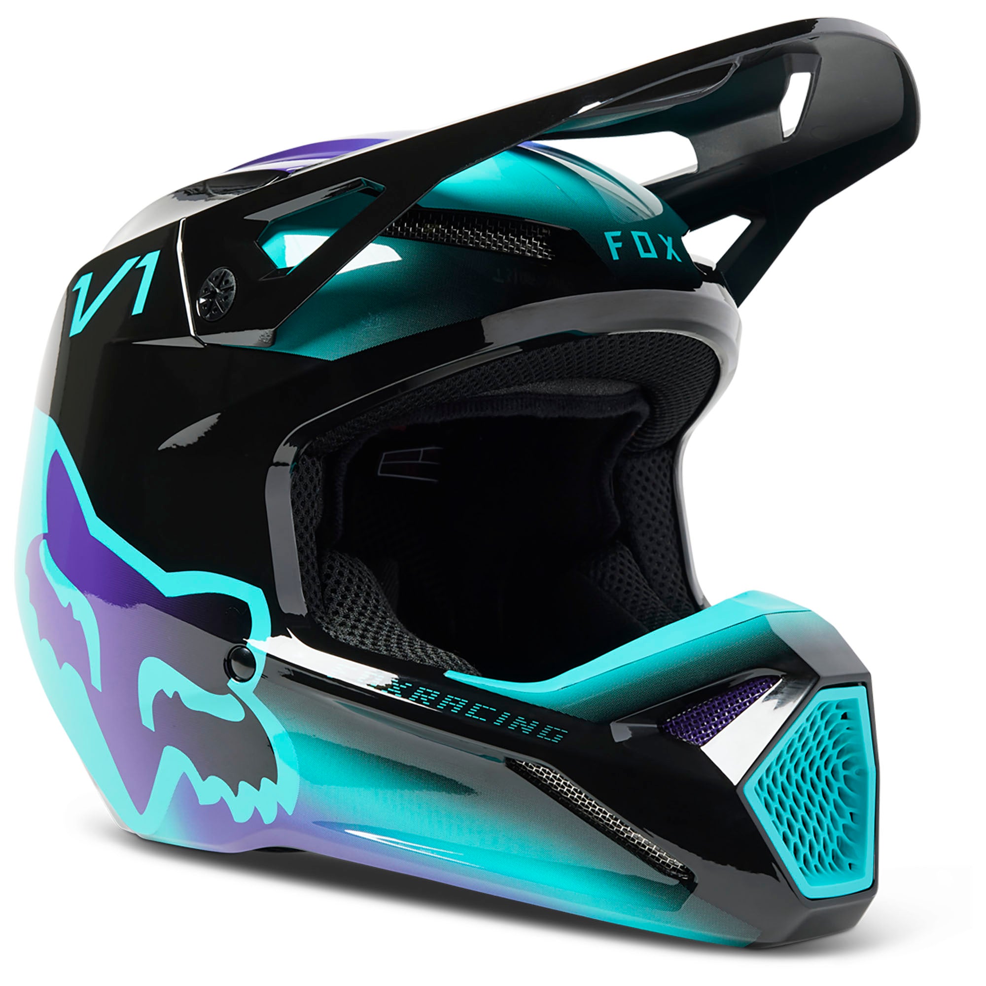 Fox Racing Youth V1 Toxsyk Offroad Helmet