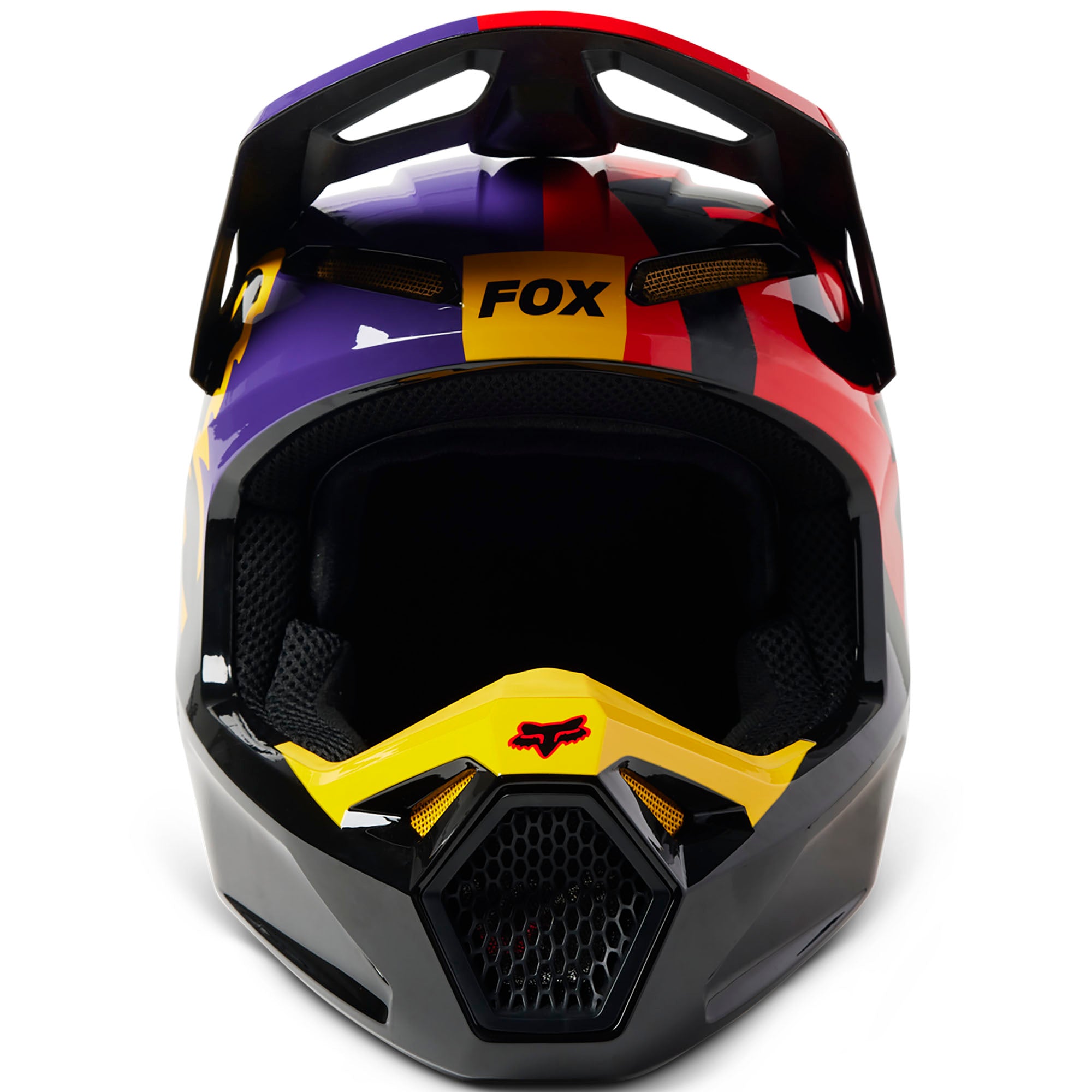 Fox Racing Youth V1 Xpozr Open Face Offroad Helmet Multi