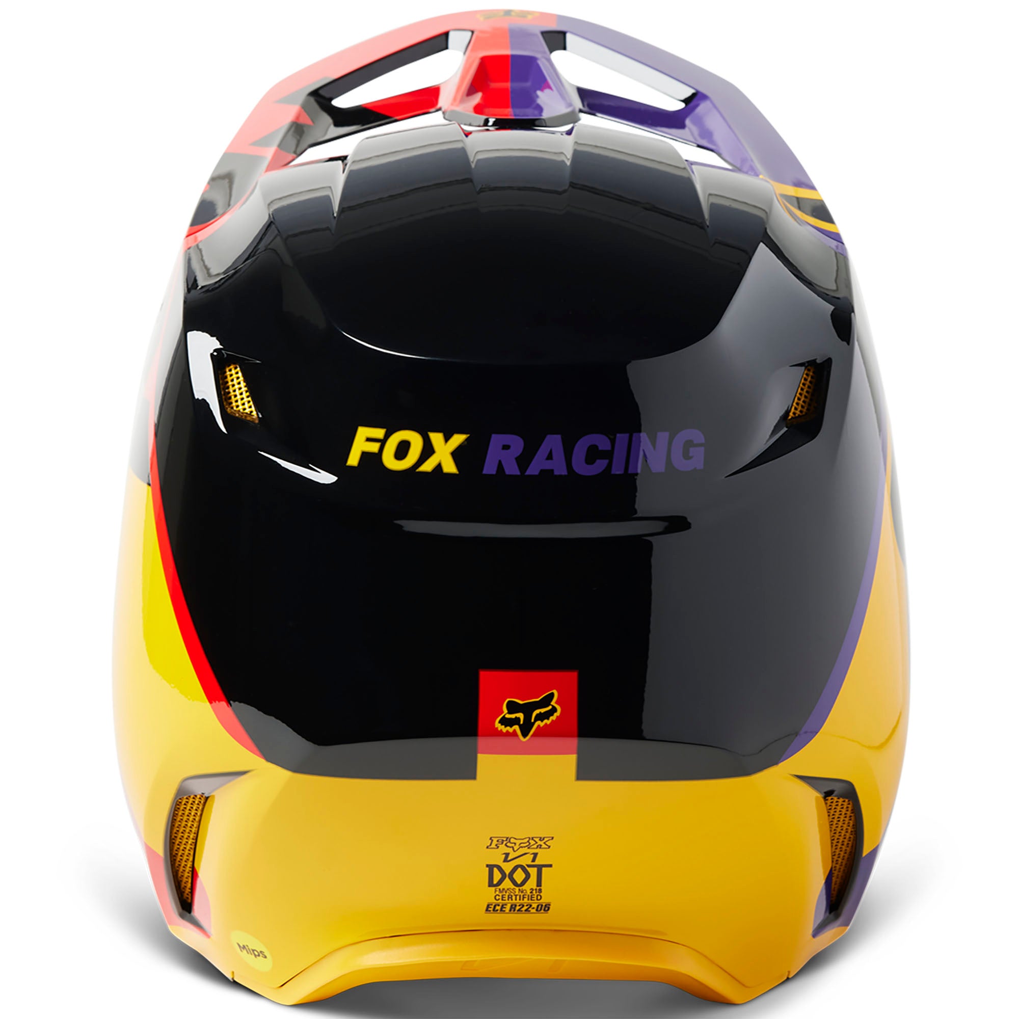 Fox Racing Youth V1 Xpozr Open Face Offroad Helmet Multi