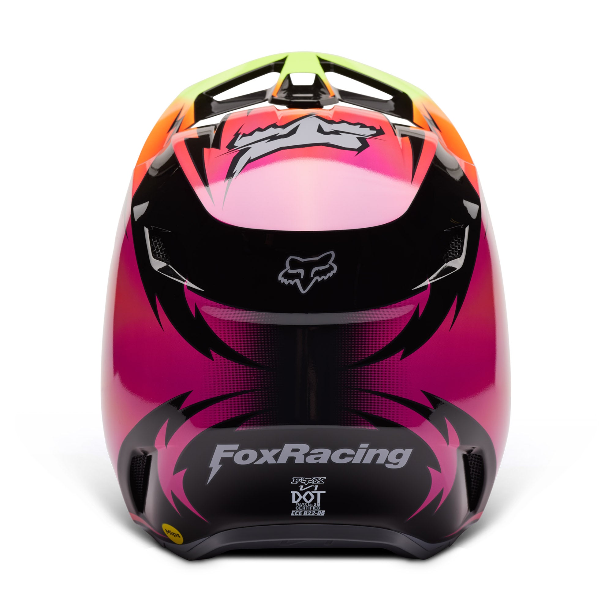Fox Racing V1 Statk Open Face Offroad Helmet Multi Color