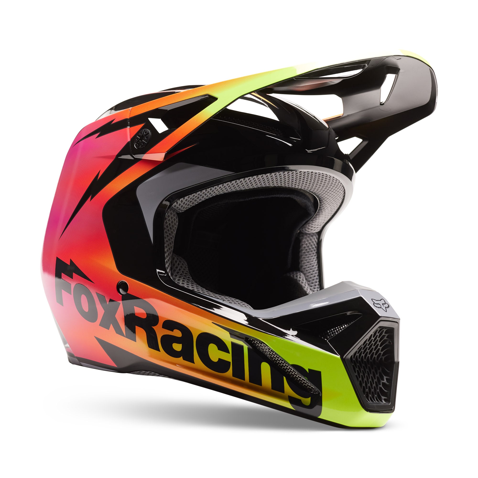 Fox Racing V1 Statk Open Face Offroad Helmet Multi Color