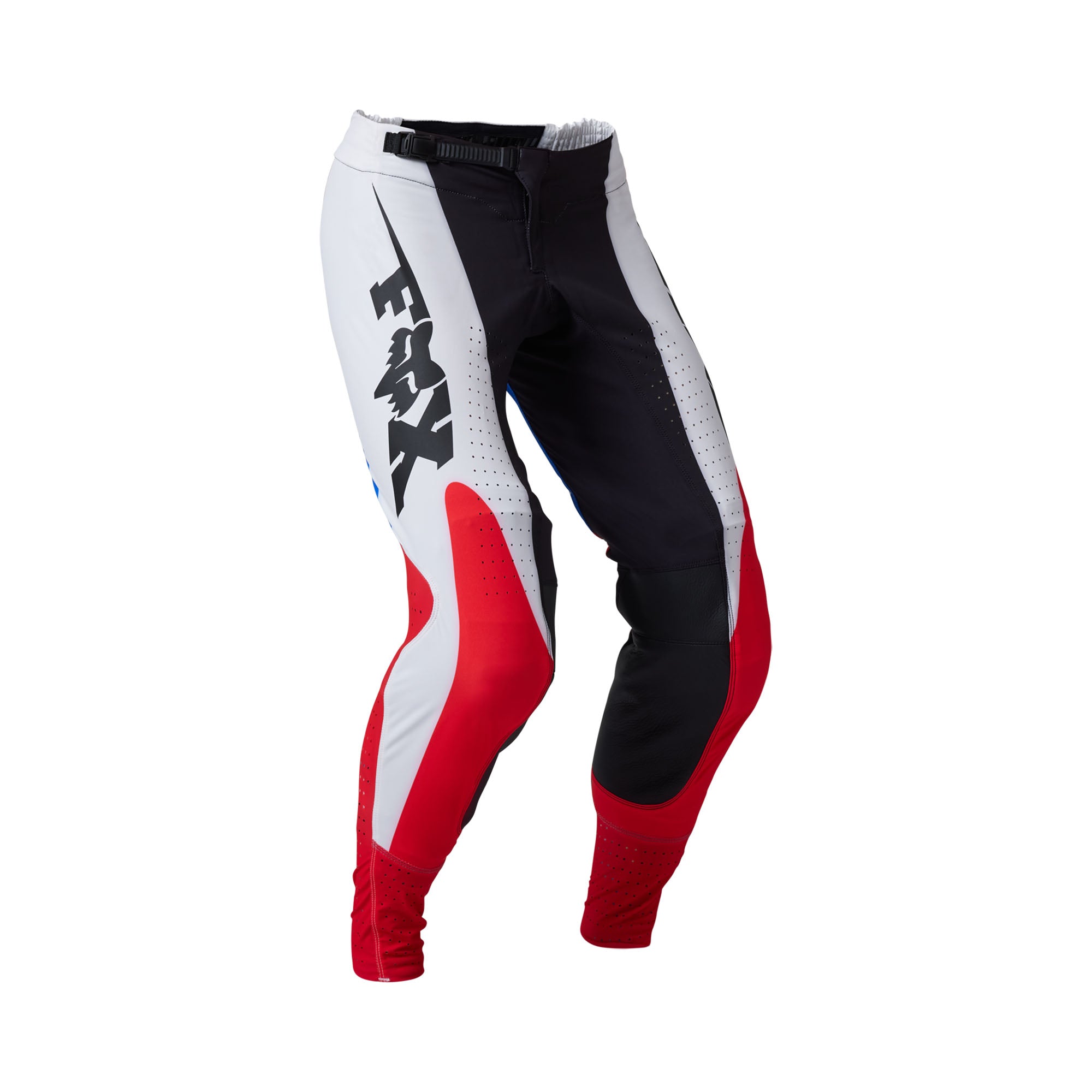 Fox Racing Flexair Unity Limited Edition Off Road Pants White/Red/Blue Mens