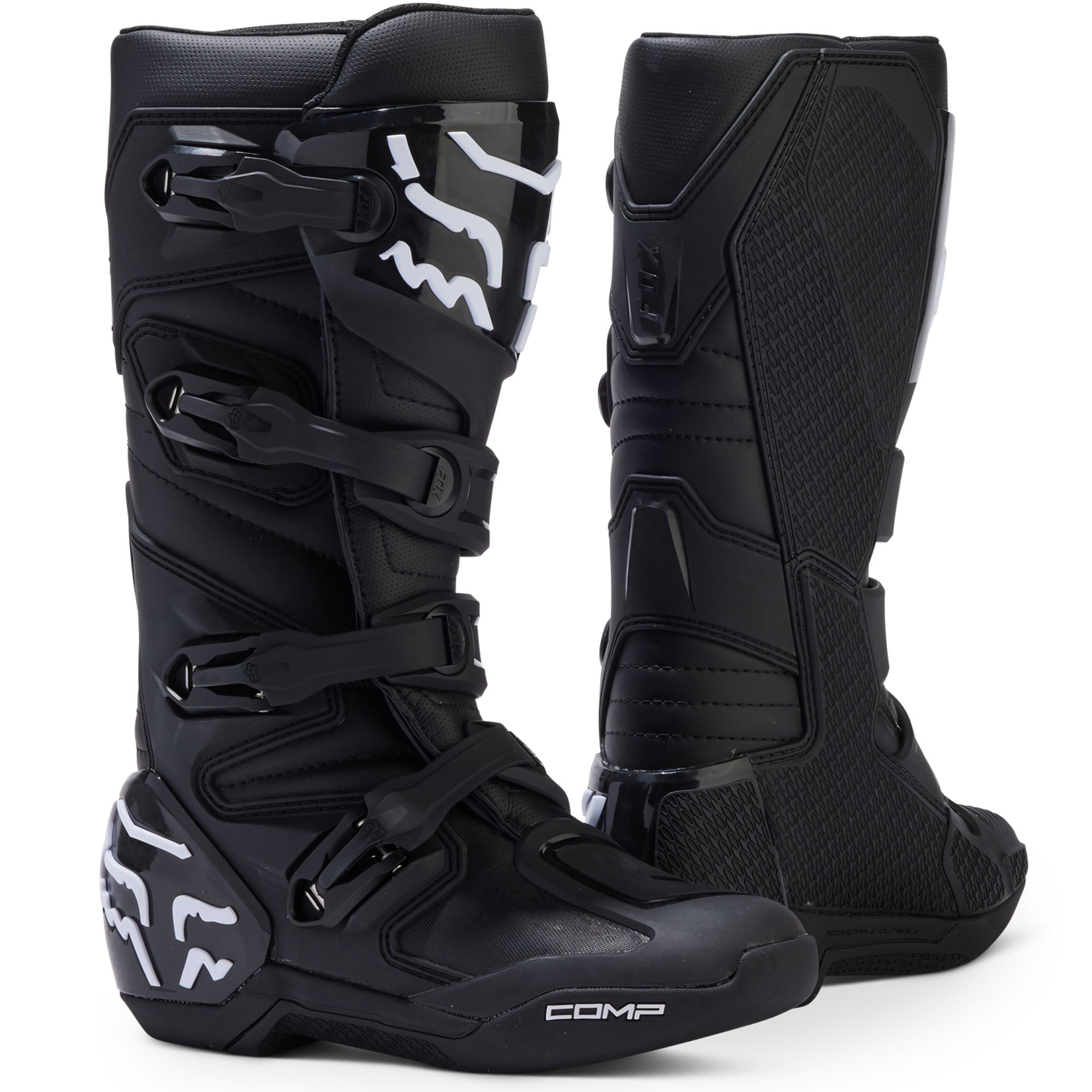 Fox Racing Youth Comp Offroad Boots Black Unisex-Child