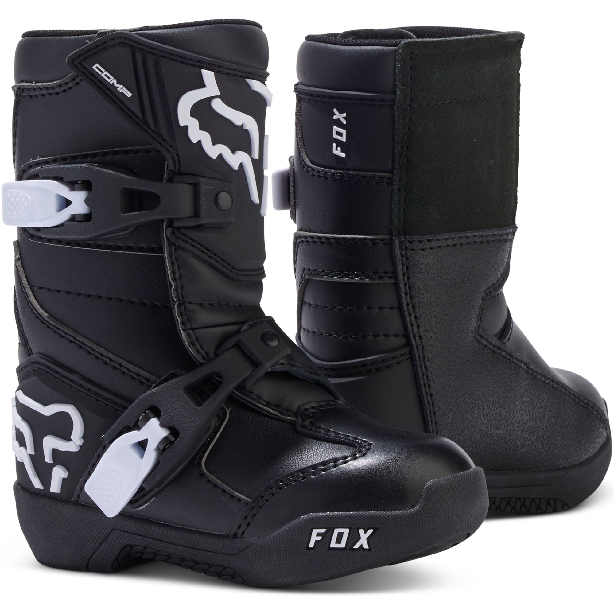 Fox Racing Kids Comp Offroad Boots Black Unisex-Child
