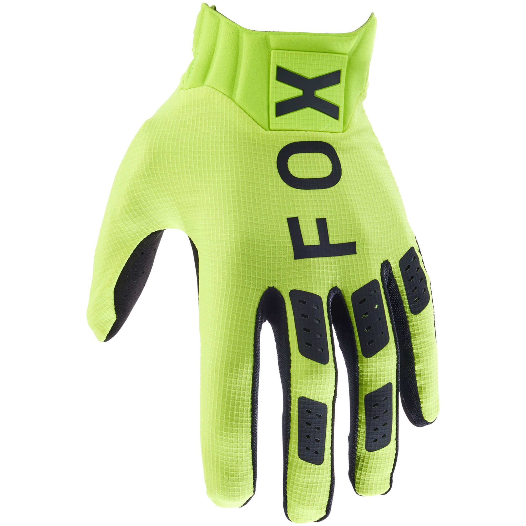 Fox Racing Flexair Offroad Gloves Flo Yellow Mens