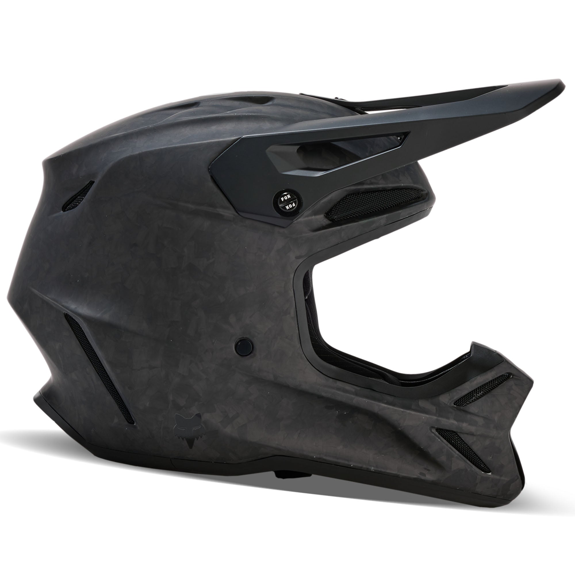 Fox Racing V3 RS Carbon Solid Offroad Helmet