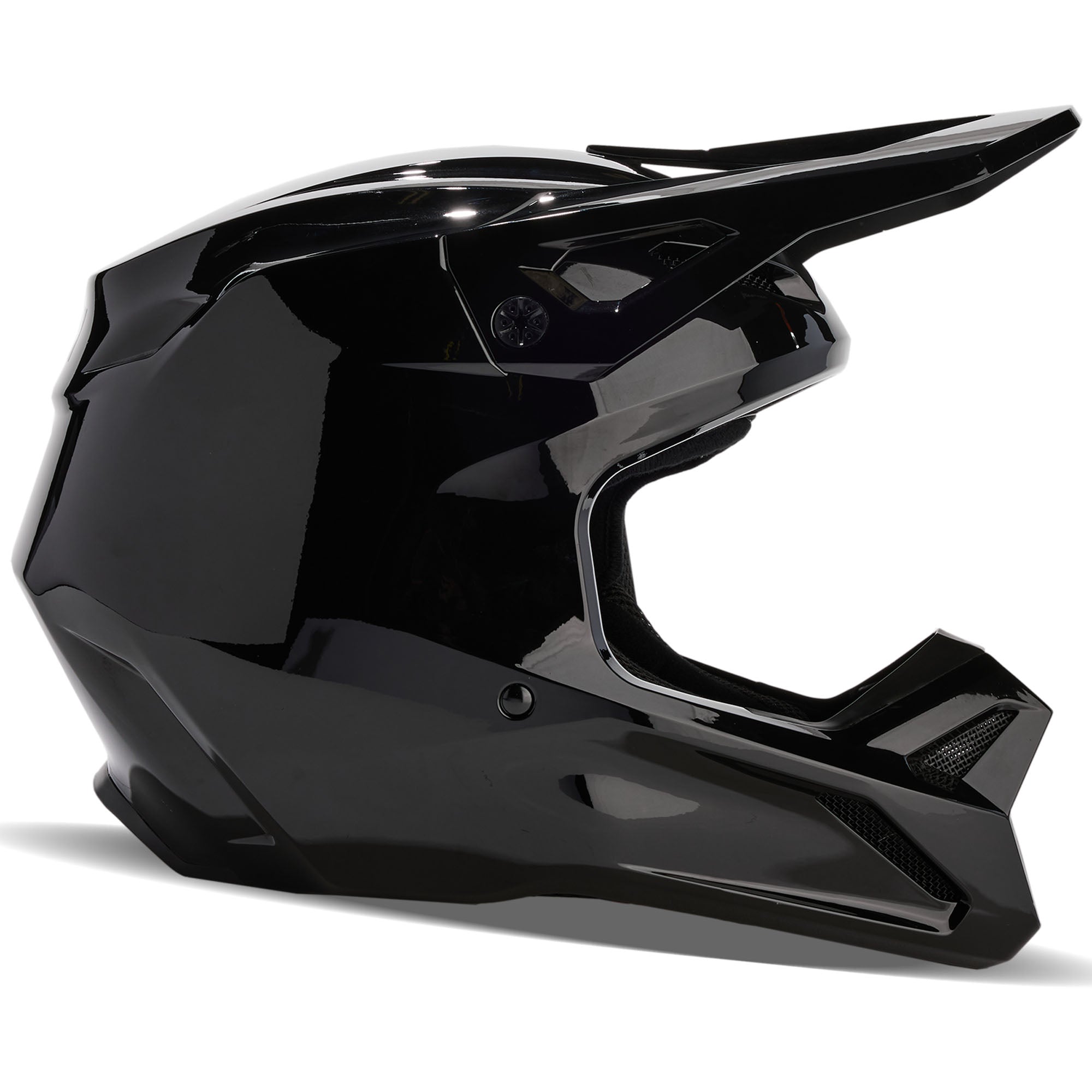 Fox Racing V1 Solid Offroad Helmet Black Unisex-Adult