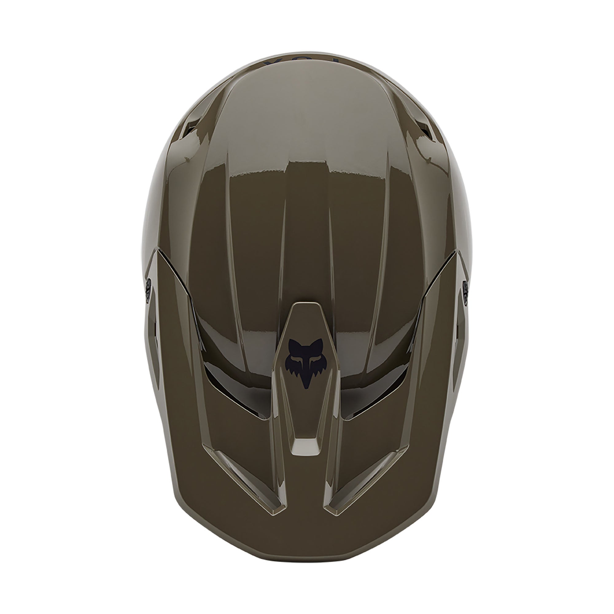 Fox Racing V1 Solid Open Face Offroad Helmet Ash Grey