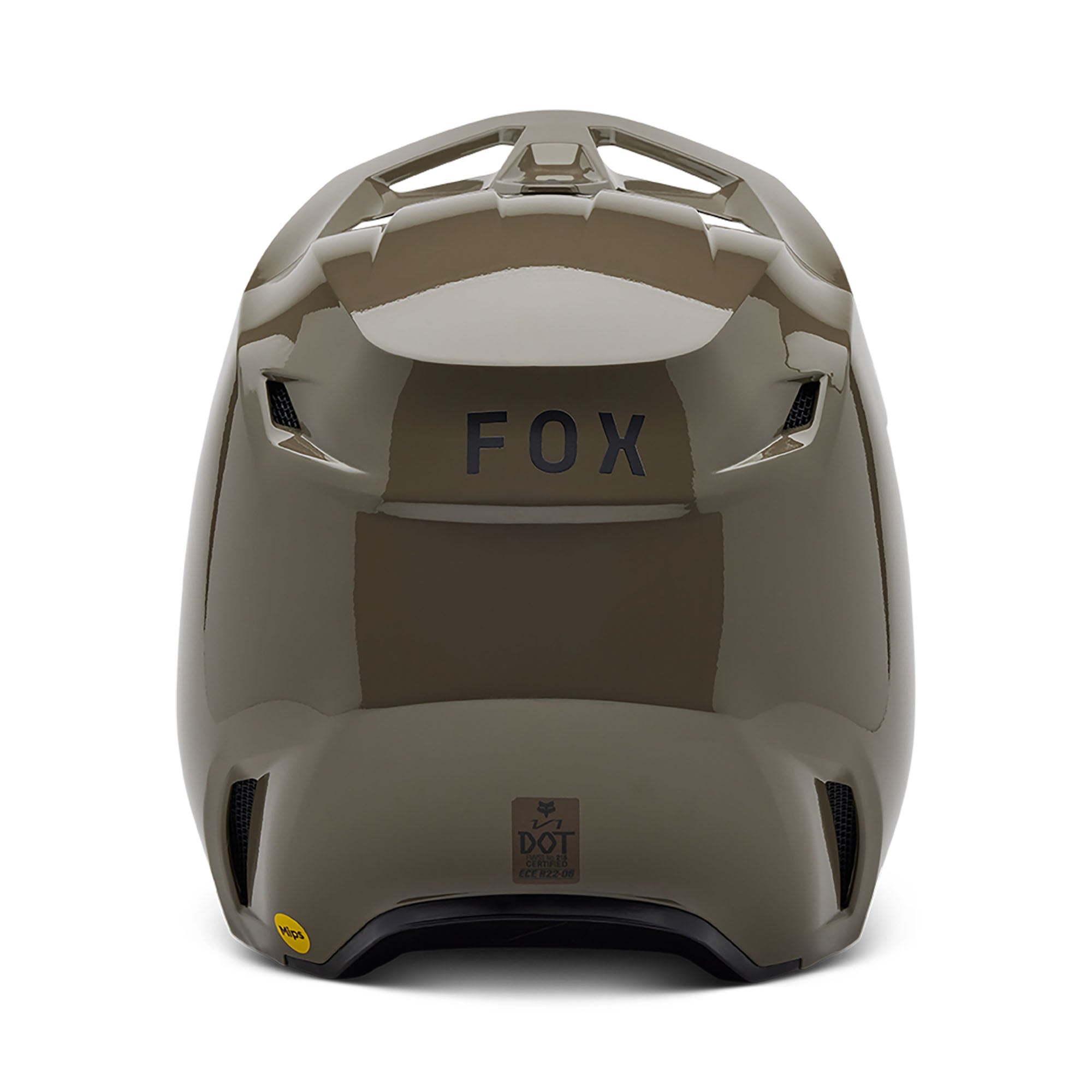 Fox Racing V1 Solid Open Face Offroad Helmet Ash Grey
