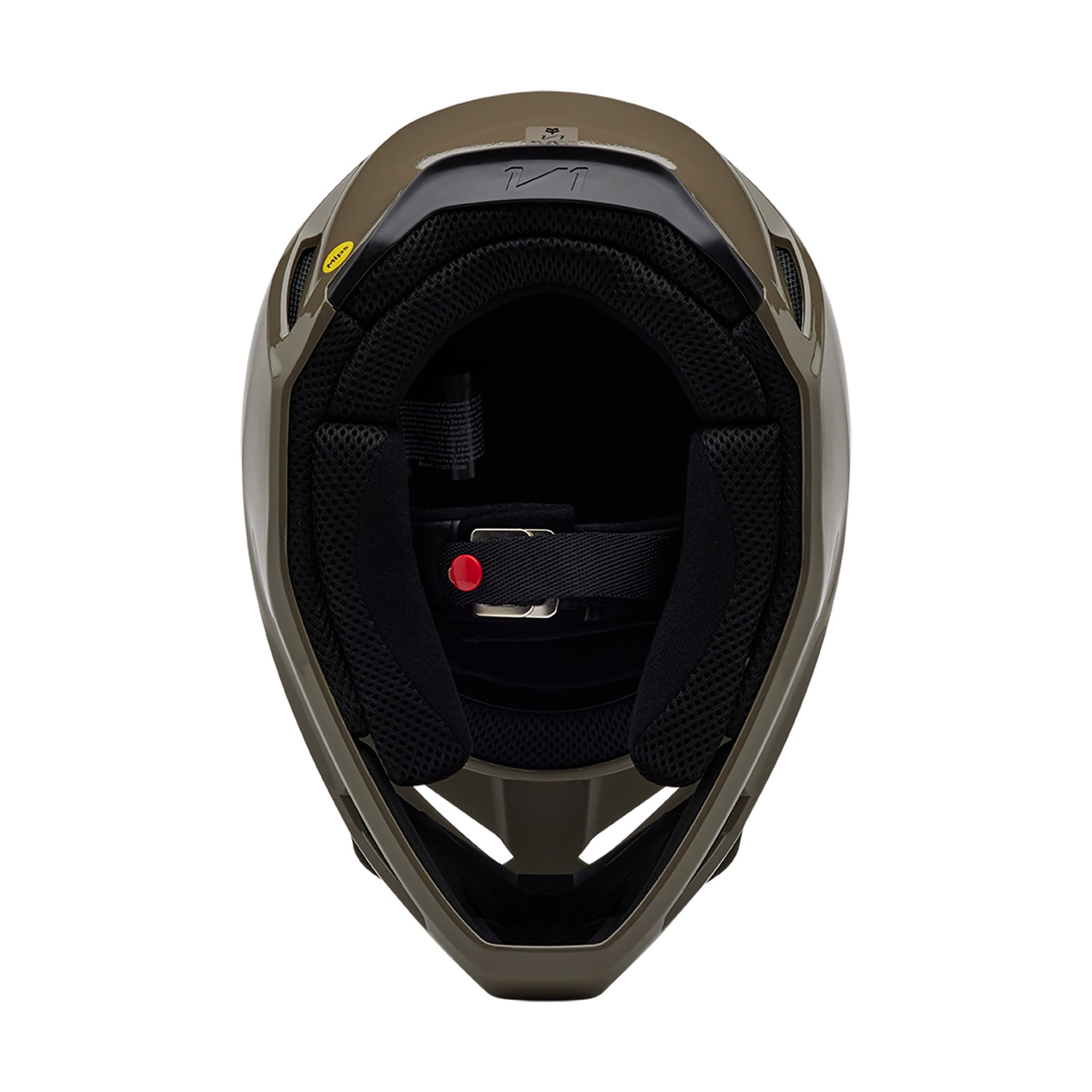 Fox Racing V1 Solid Open Face Offroad Helmet Ash Grey