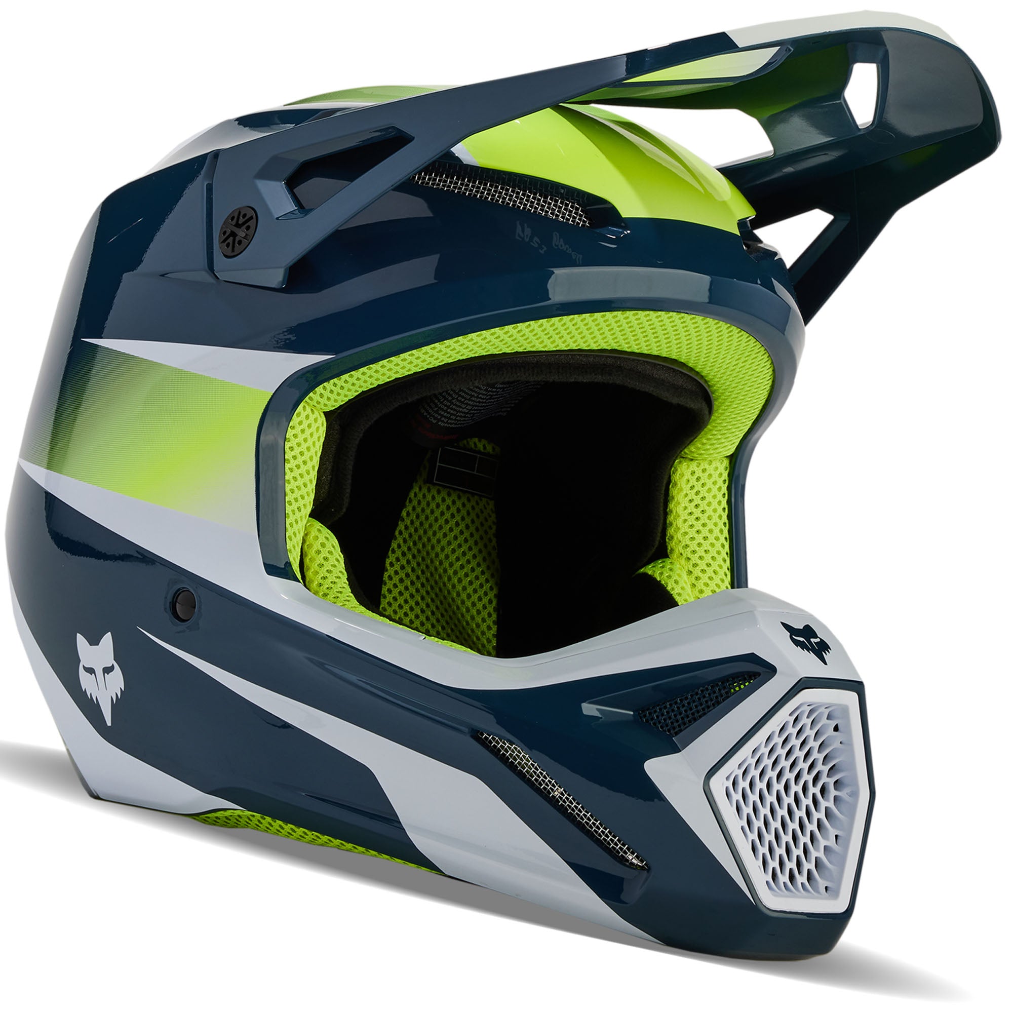 Fox Racing Youth V1 Flora Offroad Helmet
