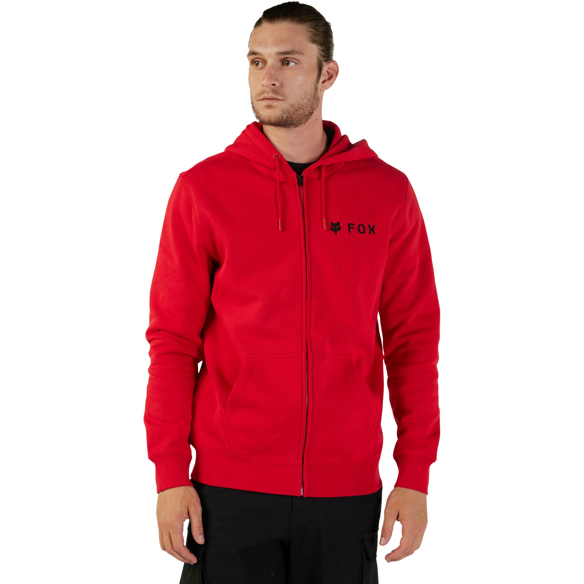 Fox Racing Absolute Fleece Zip Flame Red Mens