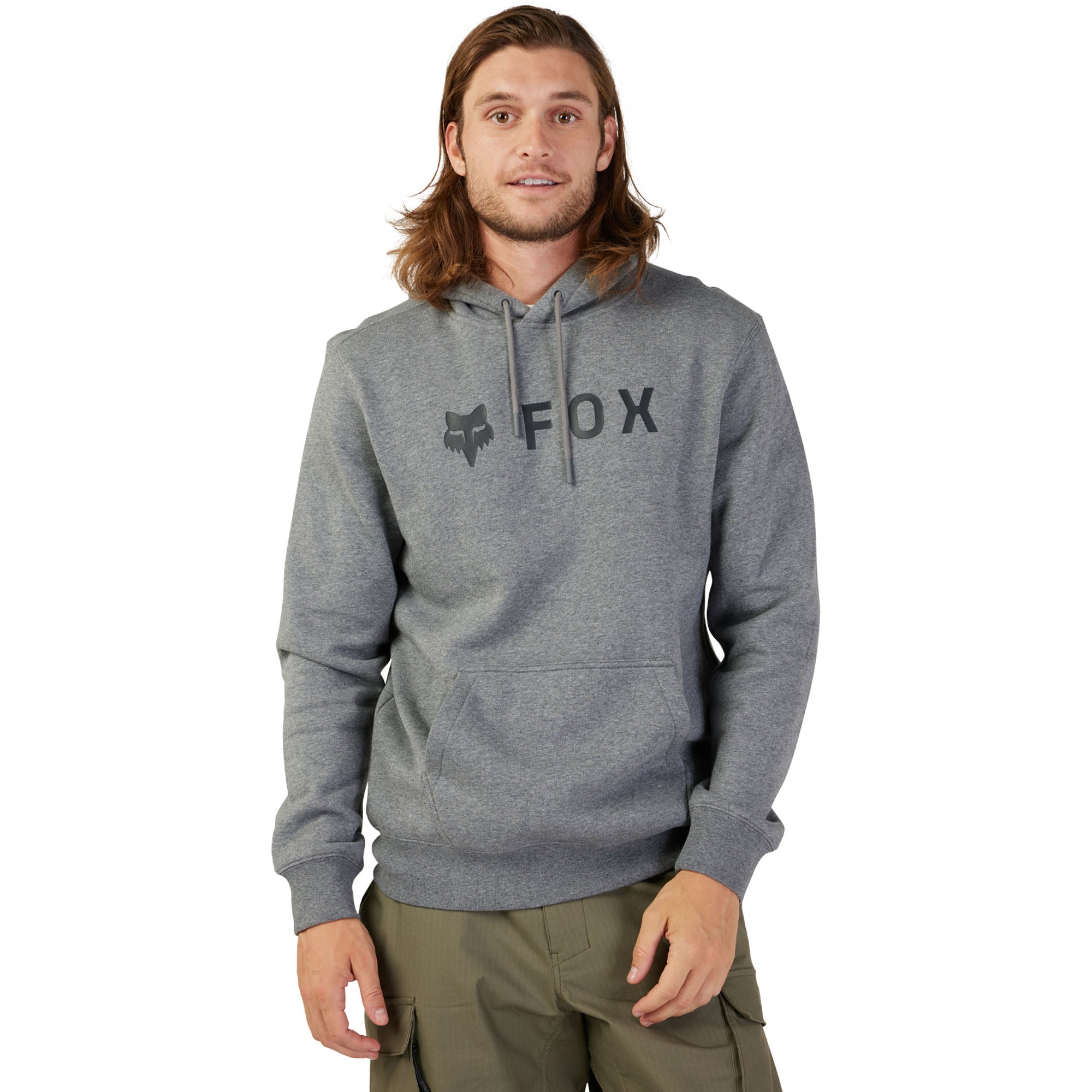 Fox Racing Absolute Fleece Pullover Hoodie Heather Graphite Mens