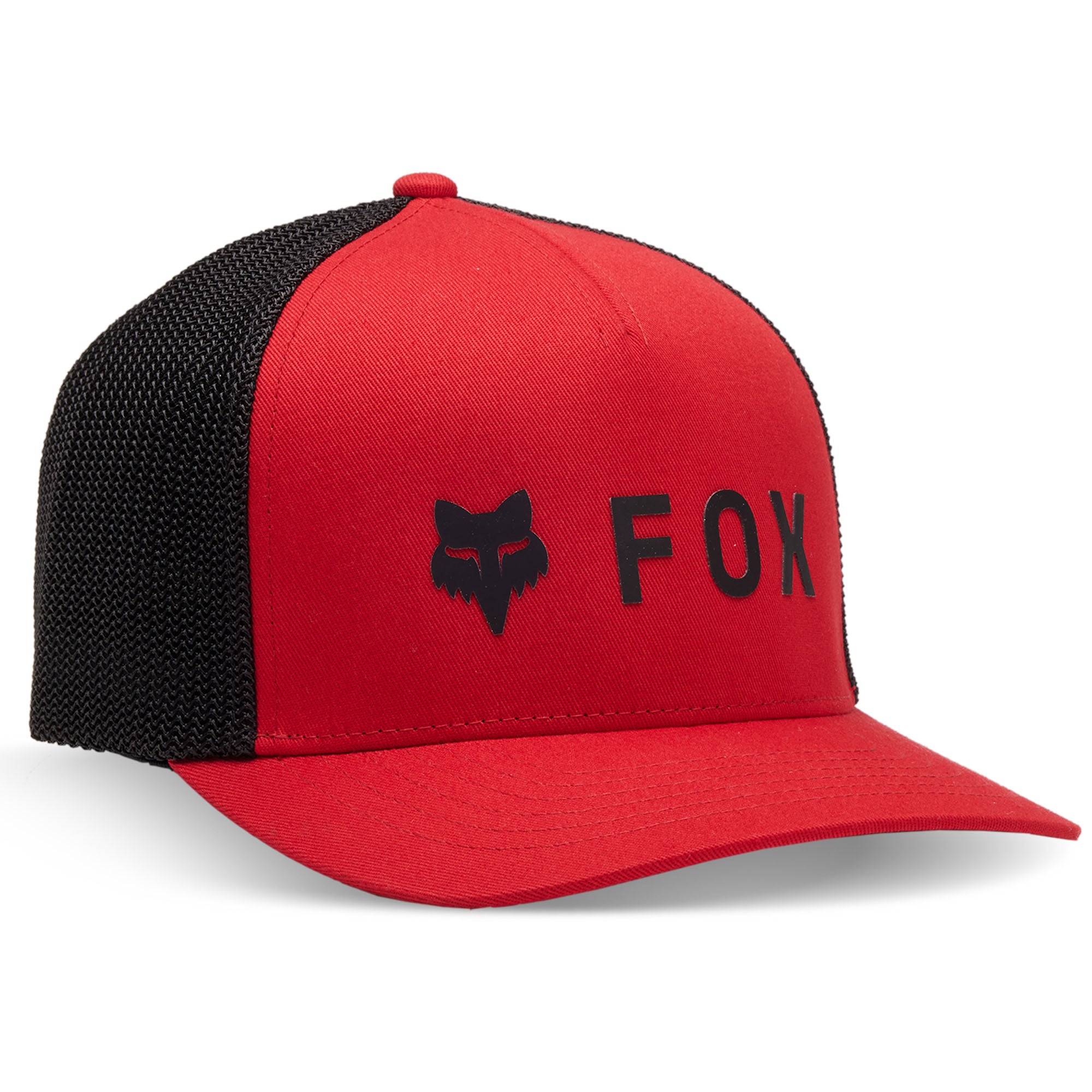 Fox Racing Absolute Flexfit Baseball Hat Flame Red Mens