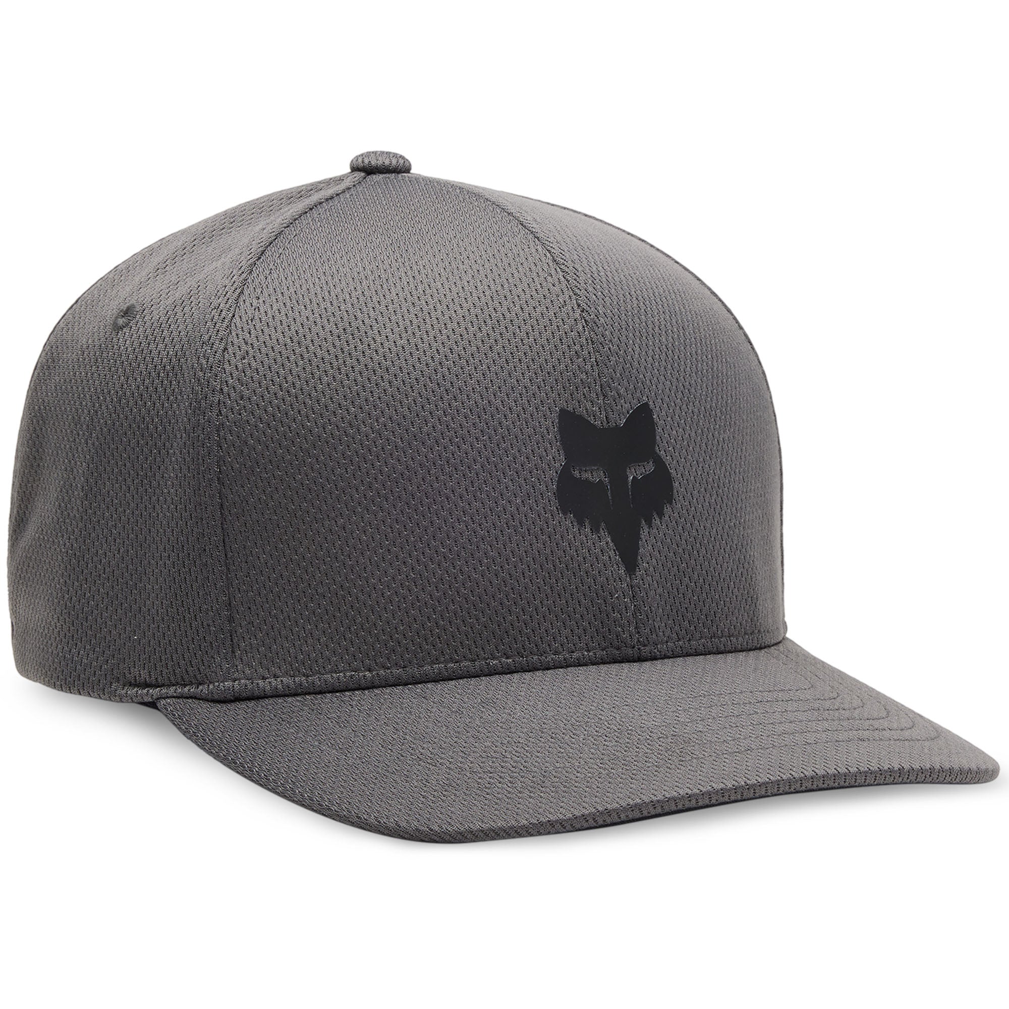 Fox Racing Fox Head Tech Flexfit Baseball Hat Steel Grey Mens