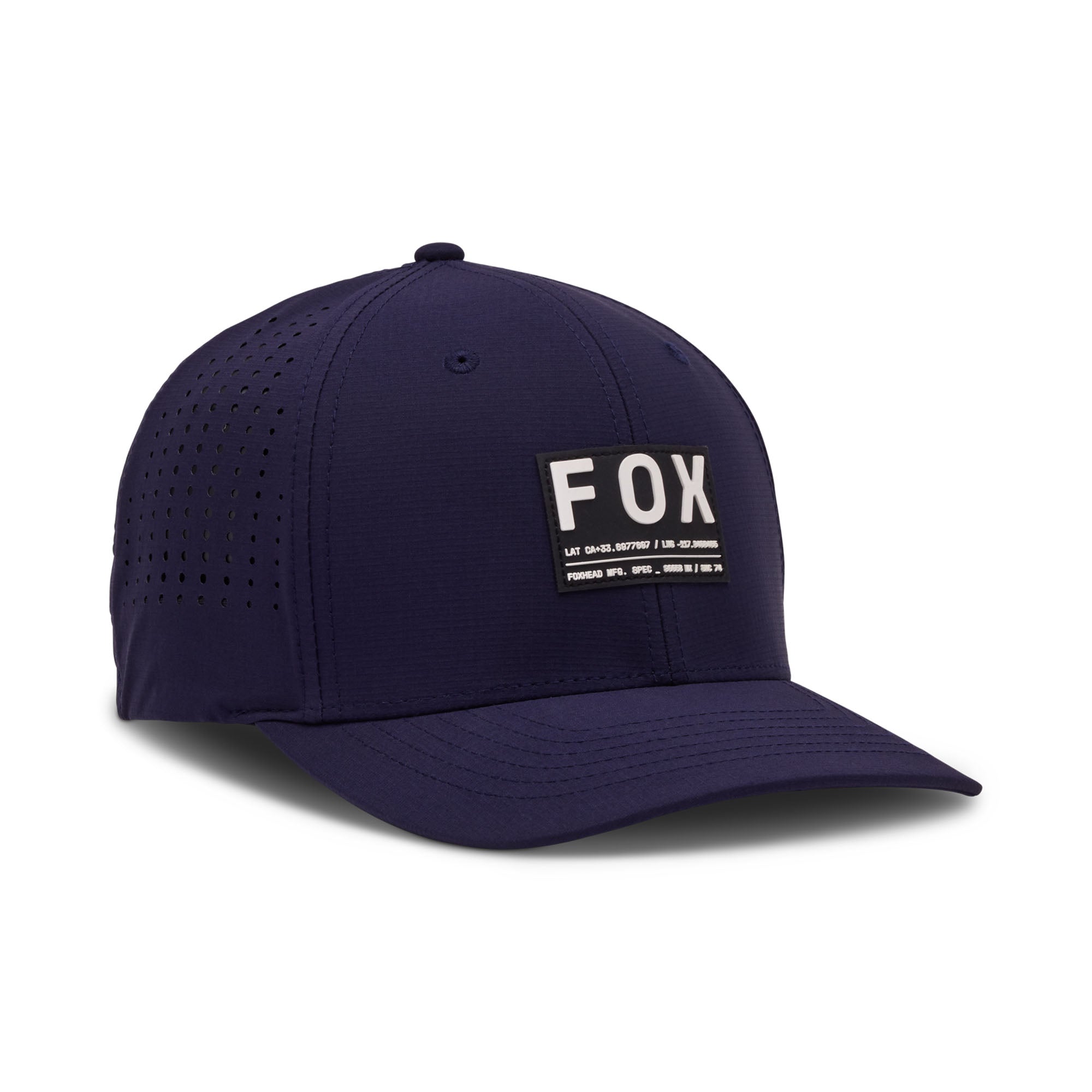 Fox Racing Non Stop Tech Flexfit Baseball Hat Midnight Mens