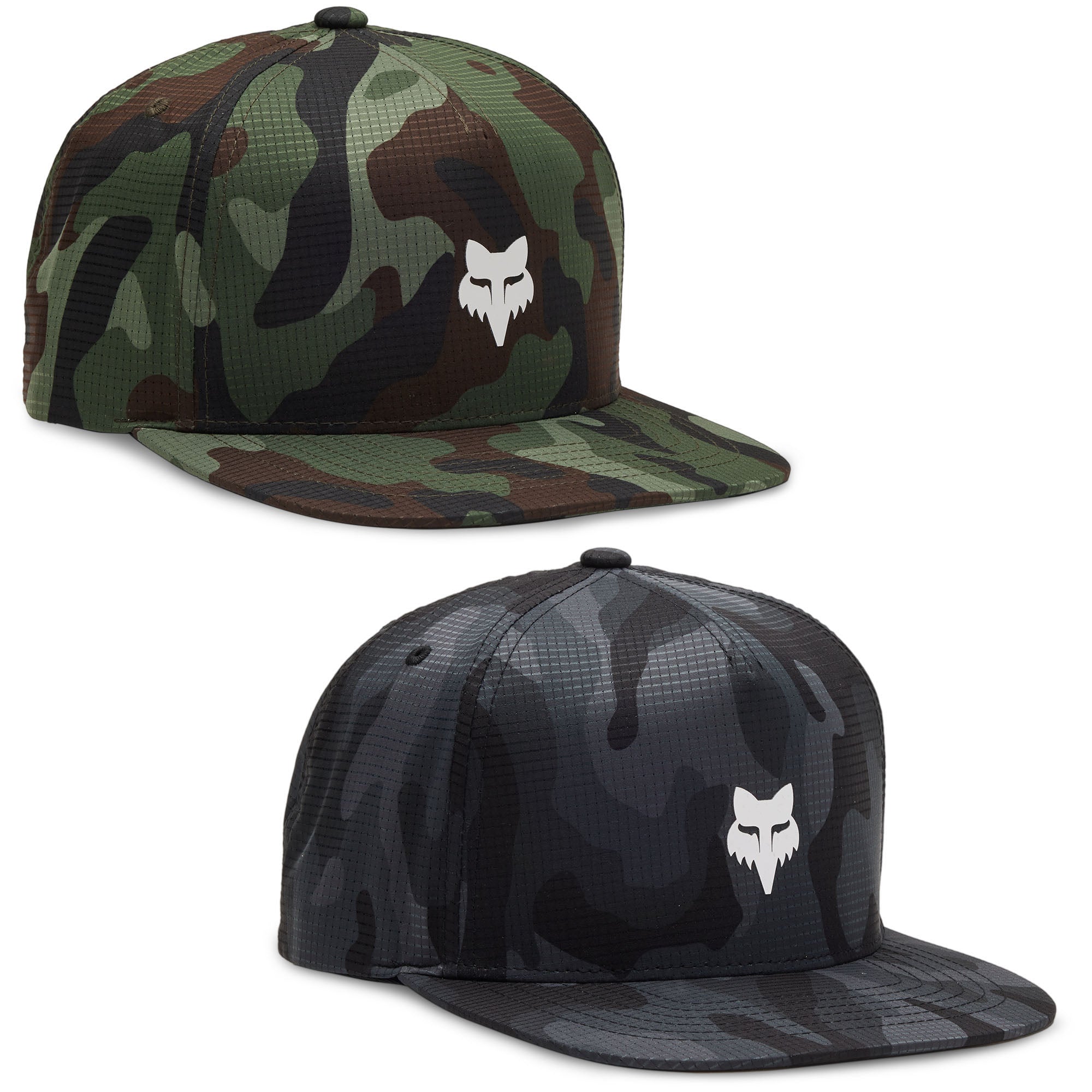 Fox Racing Fox Head Camo Tech Snapback Baseball Hat Mens