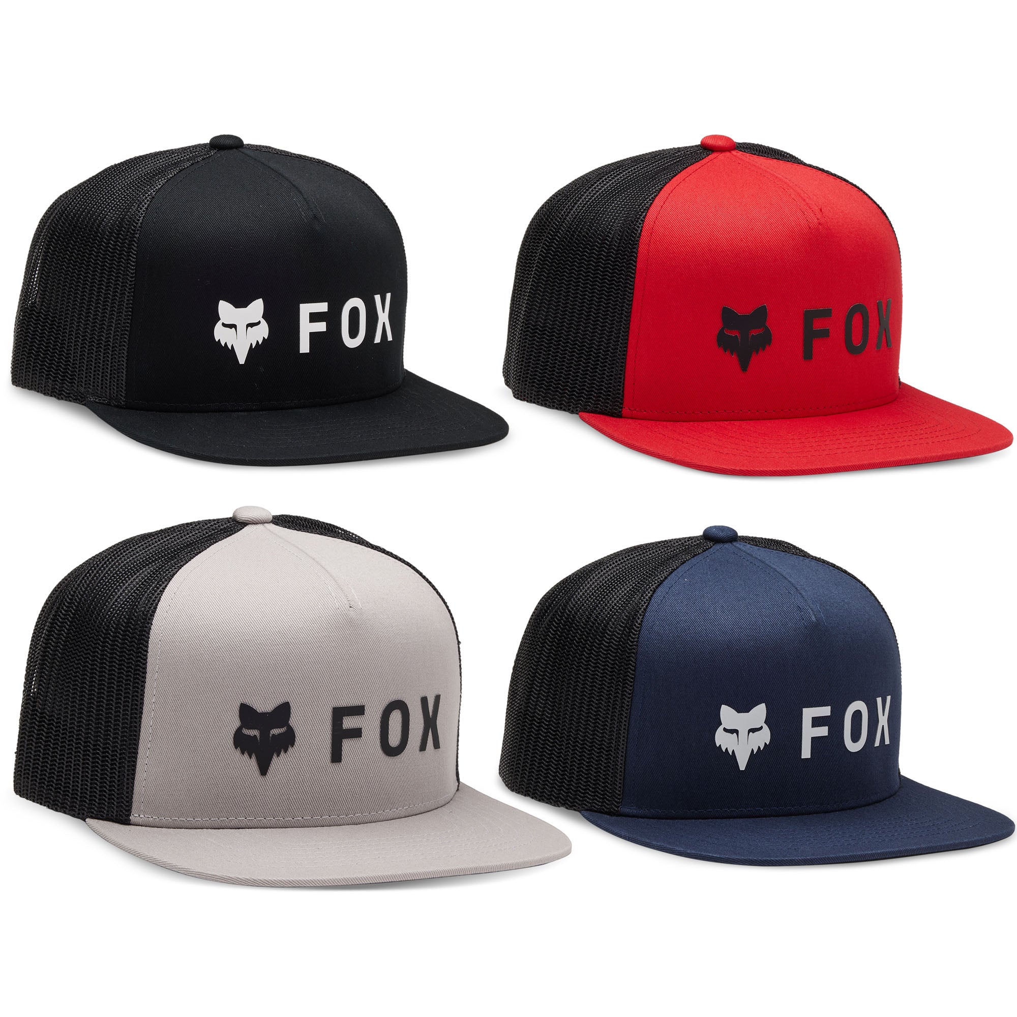 Fox Racing Absolute Mesh Snapback Baseball Hat Mens