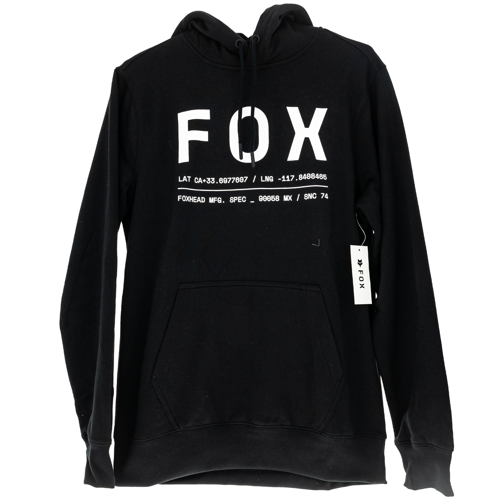 Fox Racing Non Stop Fleece Pullover Hoodie Black Mens