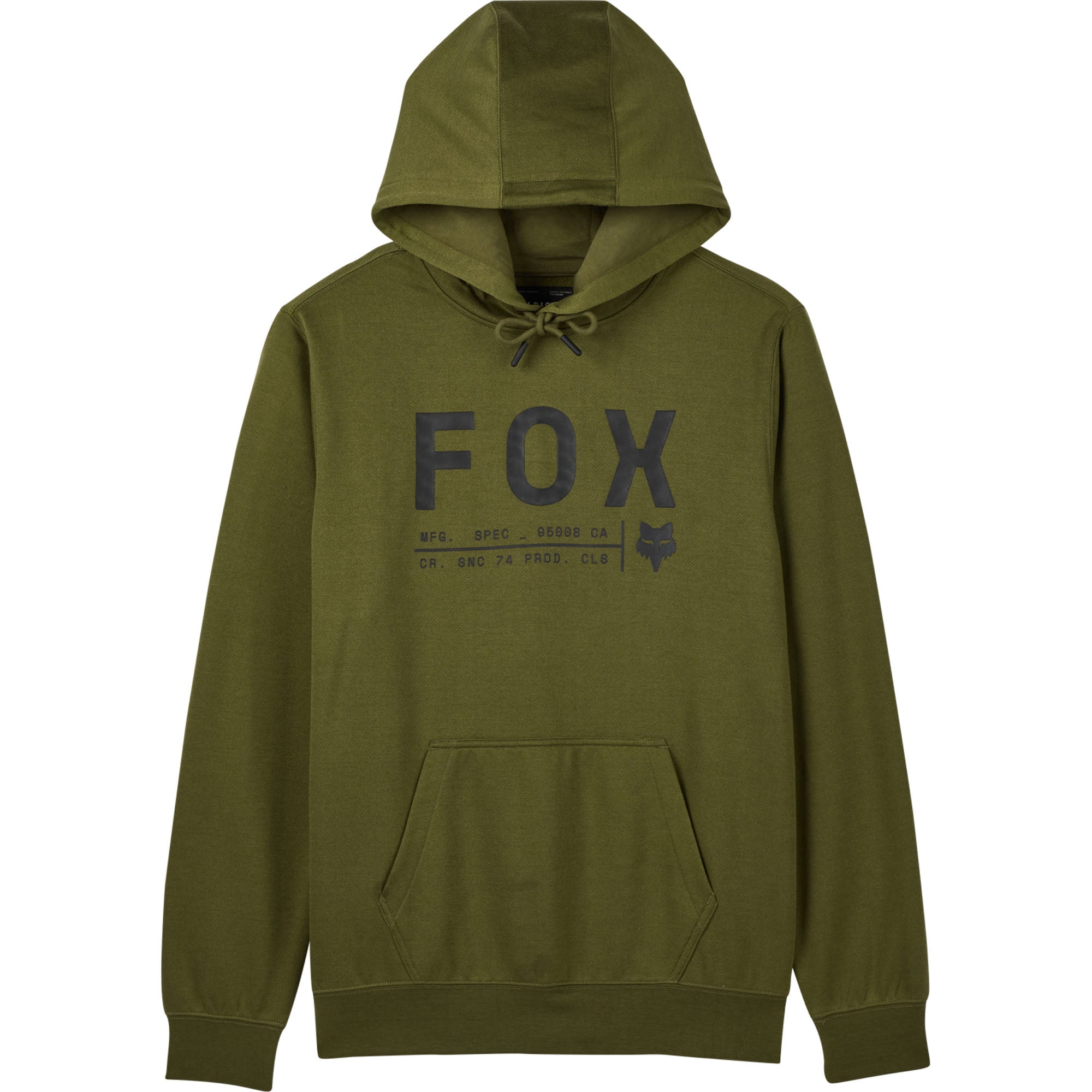 Fox Racing Non Stop Fleece Pullover Hoodie Olive Green Mens