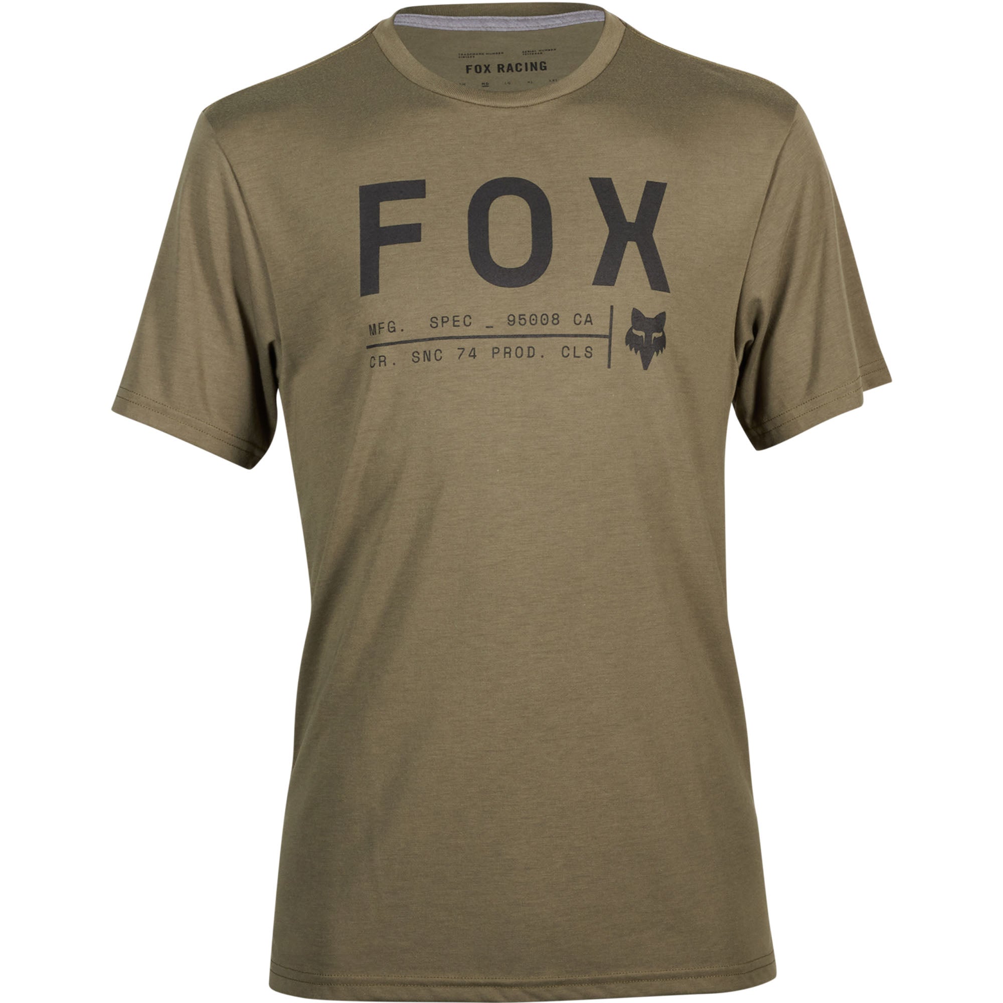 Fox Racing Non Stop Short Sleeve Tech Tee Olive Green Mens
