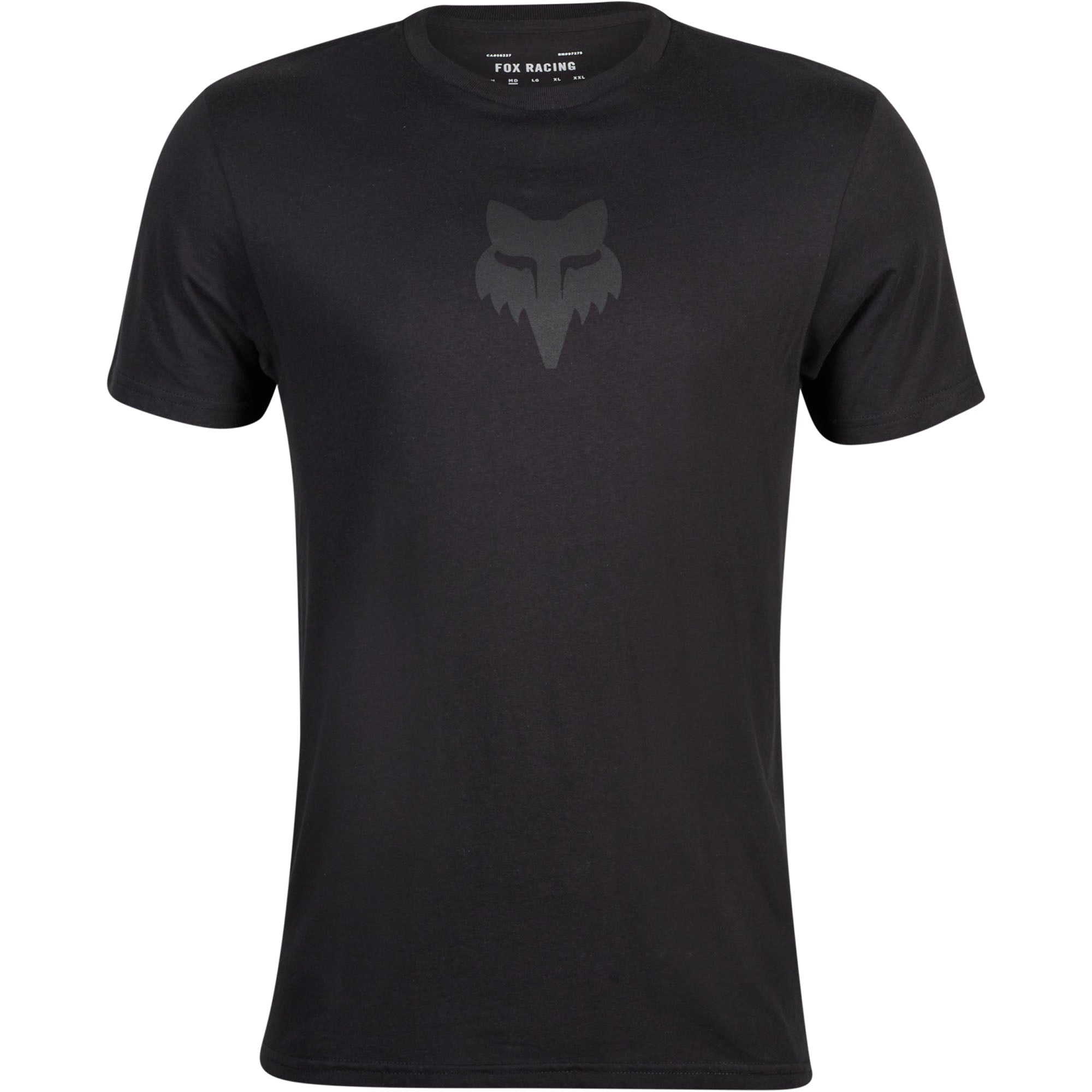 Fox Racing Fox Head Short Sleeve Premium Tee Black/Black Mens