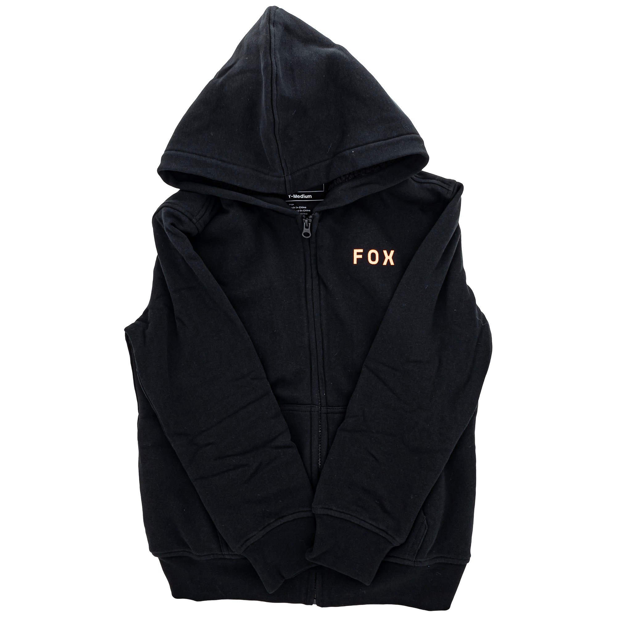 Fox Racing Youth Magnetic Sherpa Fleece Zip Up Black Youth