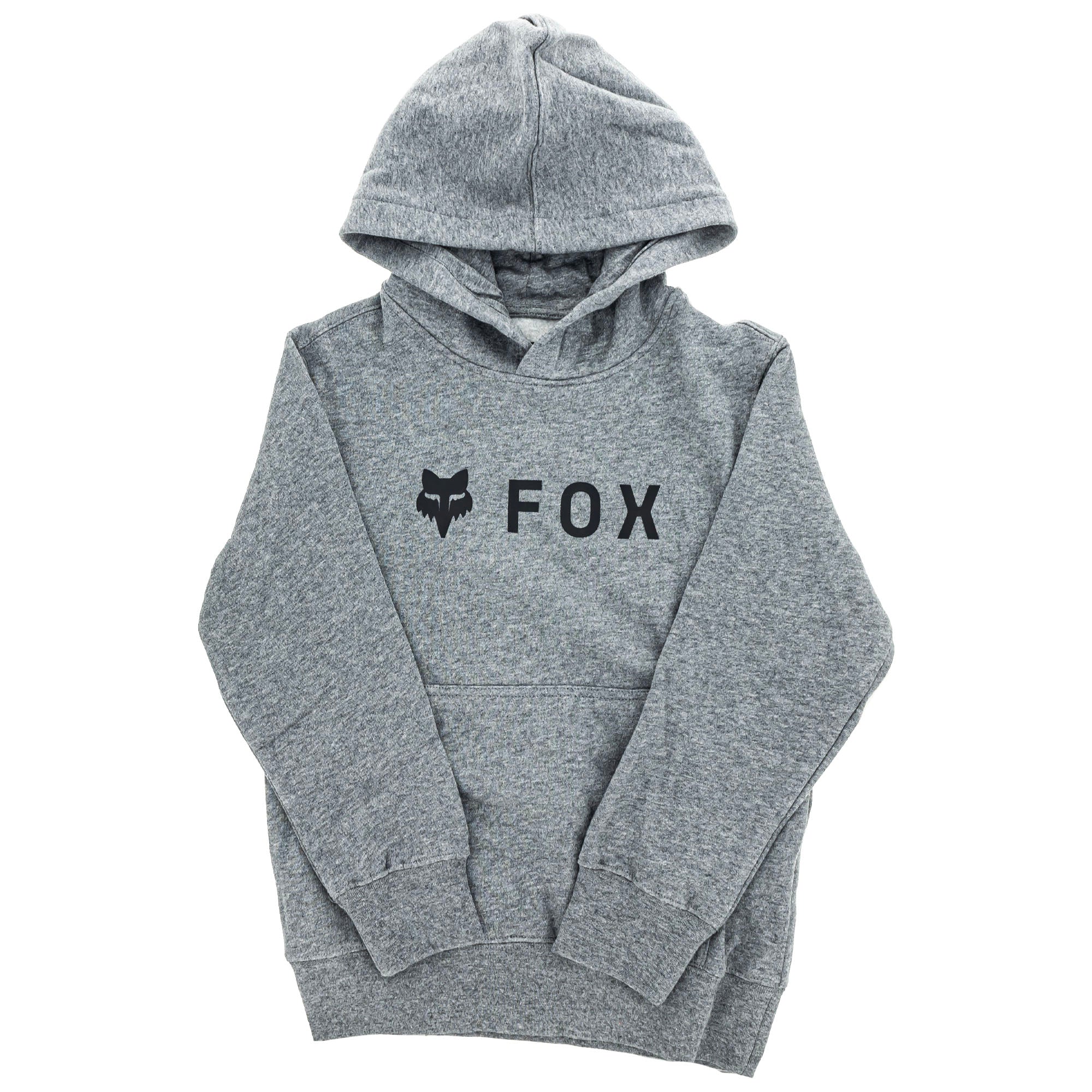 Fox Racing Youth Absolute Fleece Pollover Hoodie Heather Graphite Boys