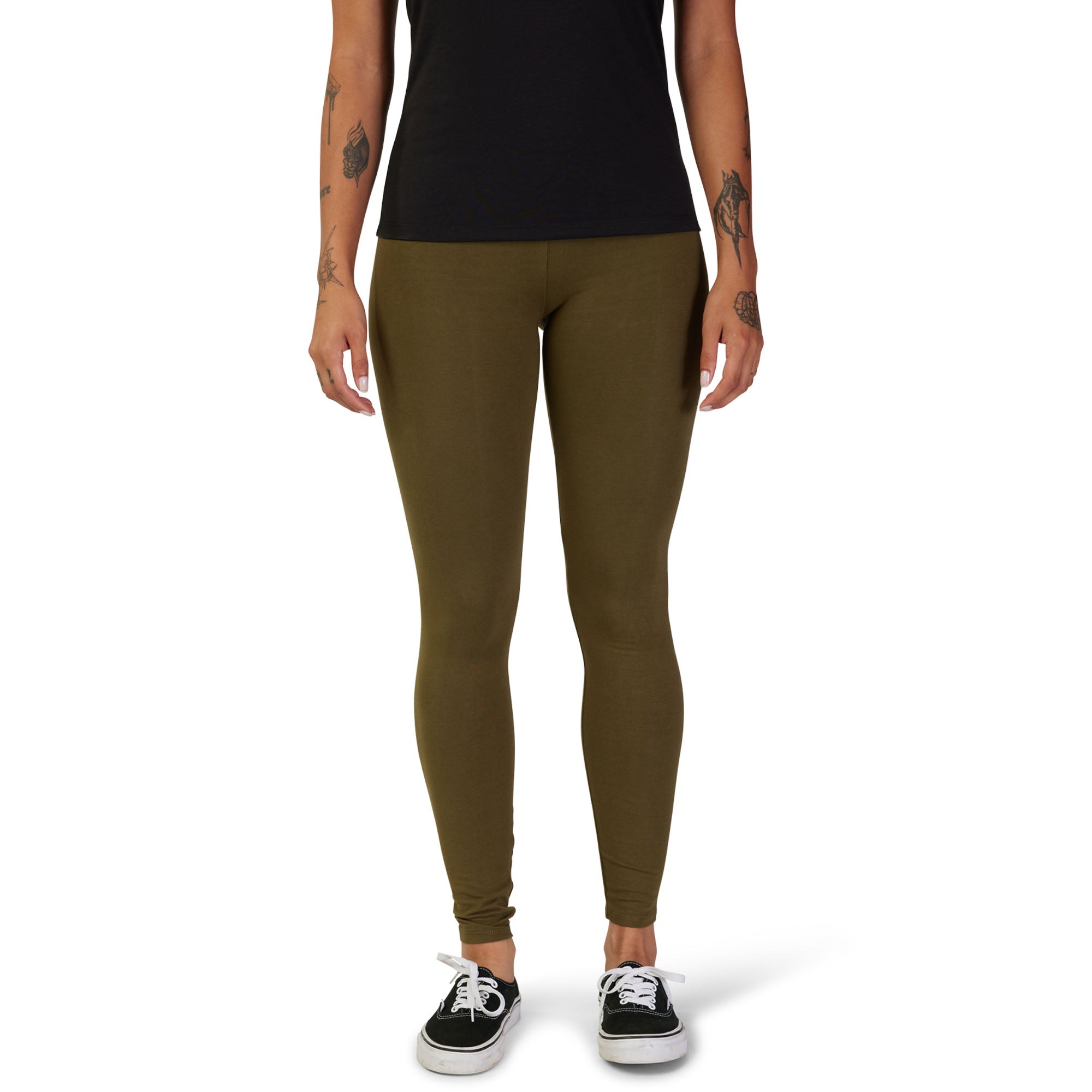 Fox Racing Foxhead Leggings Olive Green Womens