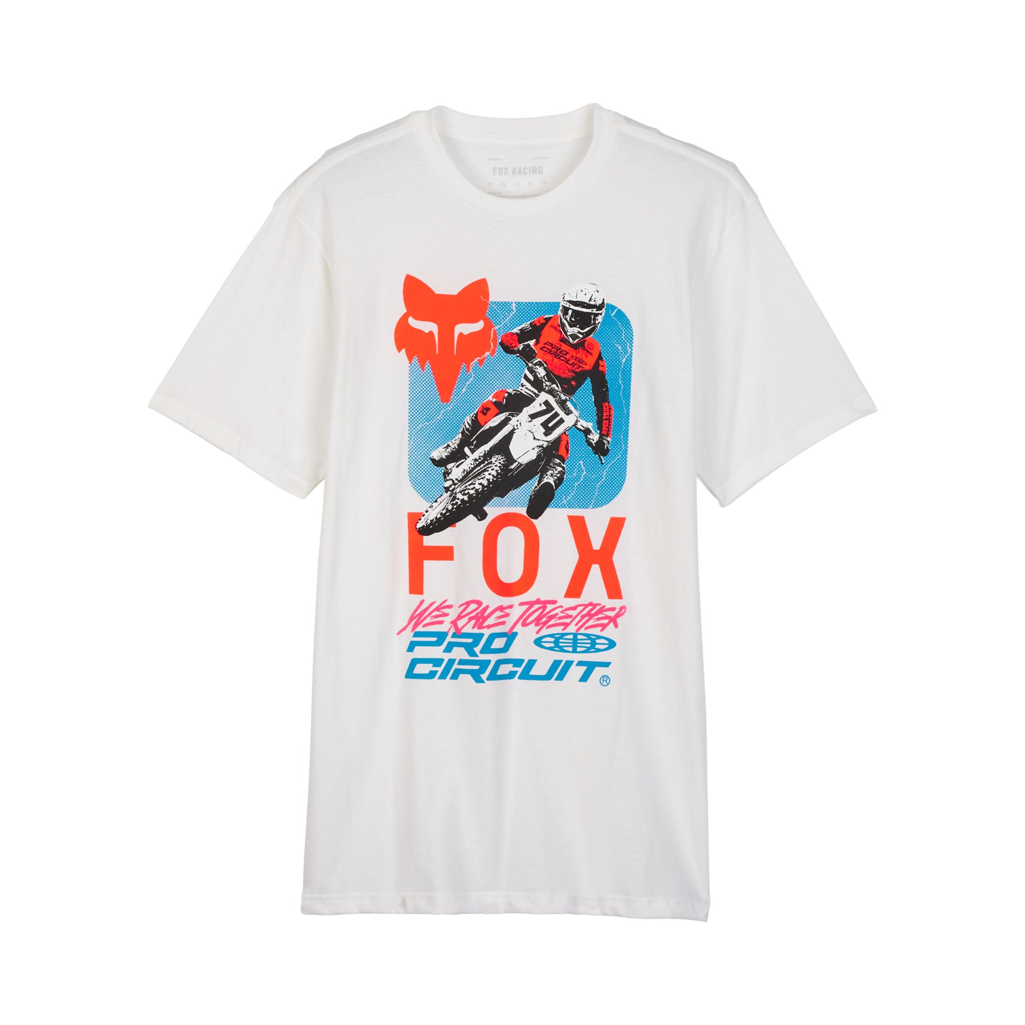 Fox Racing Fox X Pro Circuit Premium Tee Optic White Unisex-Adult