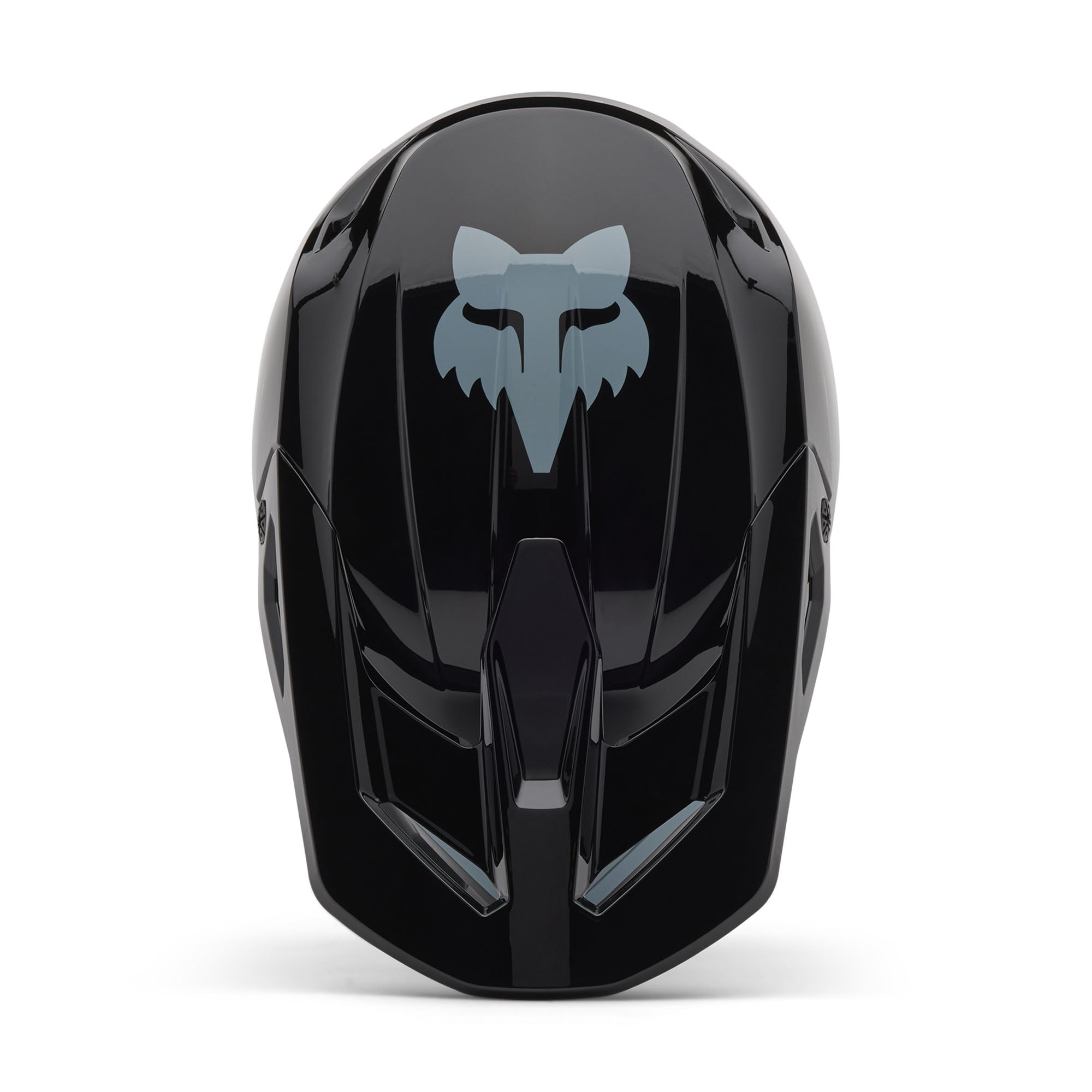 Fox Racing Youth V1 Taunt Open Face Offroad Helmet Black
