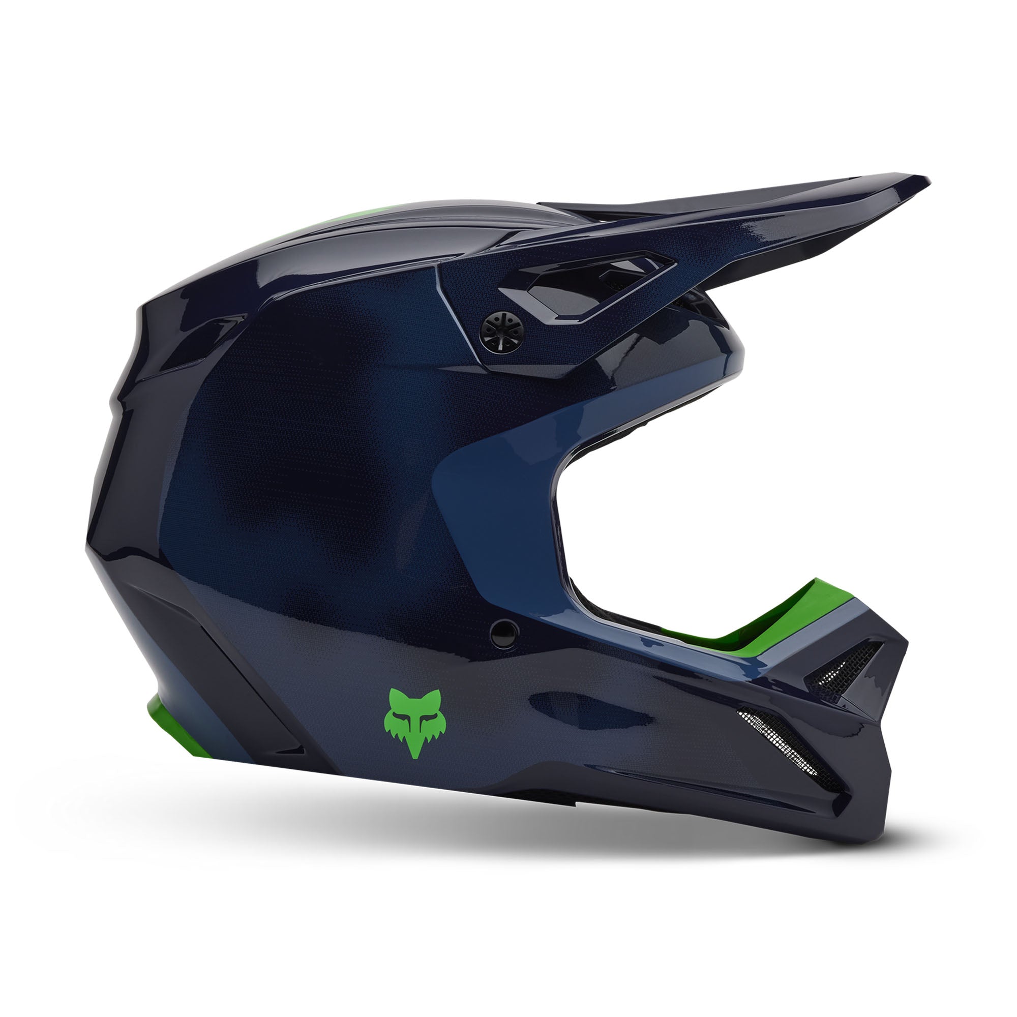 Fox Racing Youth V1 Taunt Helmet Navy Youth