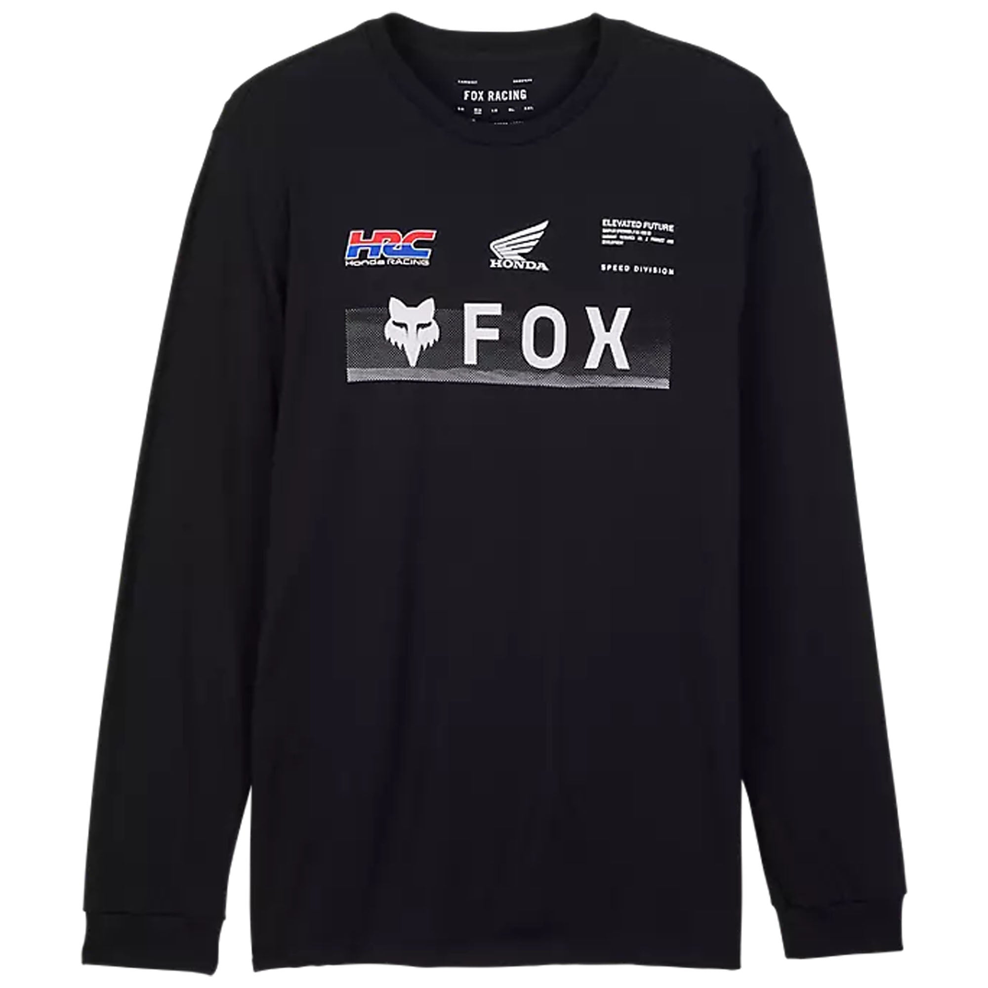 Fox Racing Fox x Honda Premium Long Sleeve Tee Black Unisex-Adult