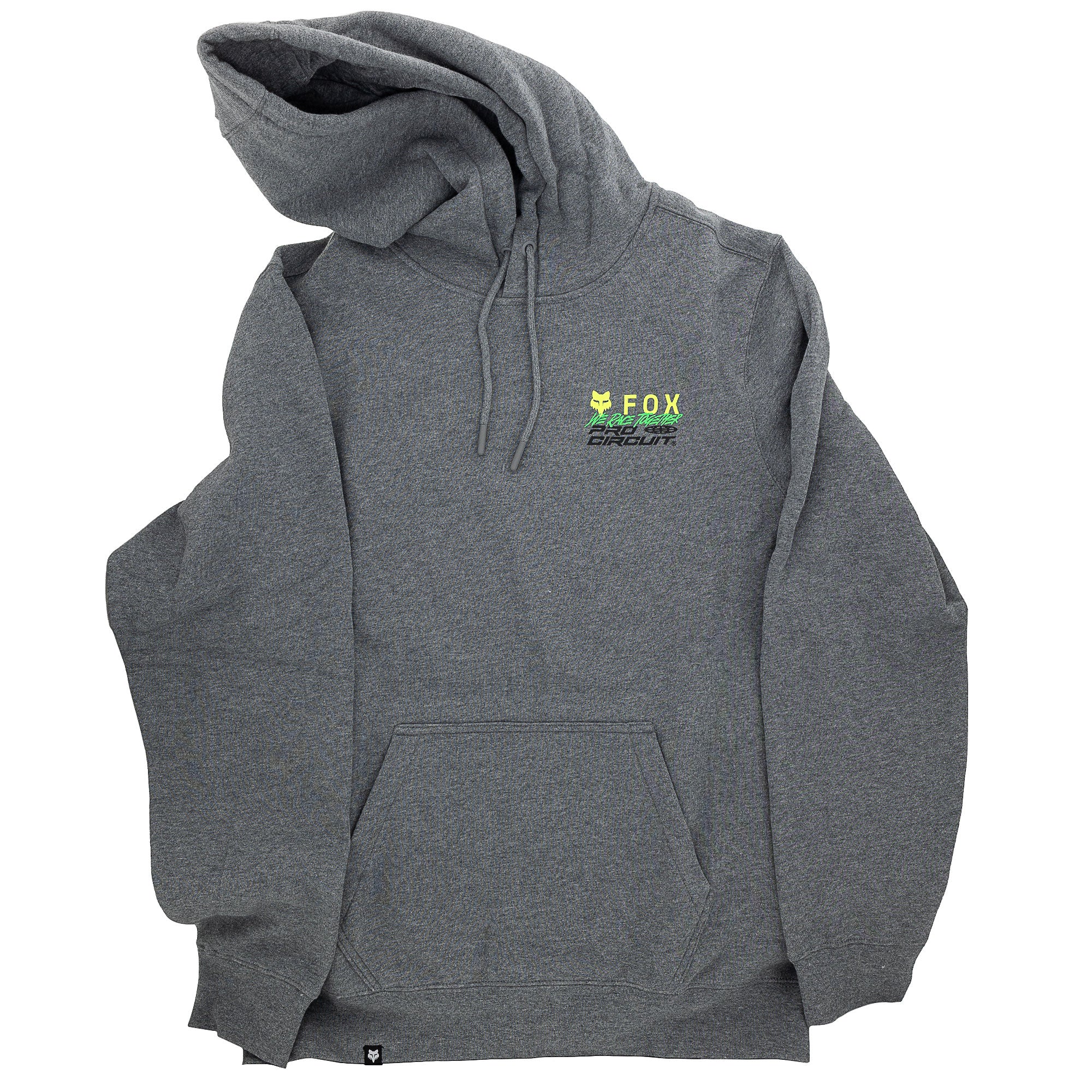 Fox Racing Fox x Pro Circuit Pullover Hoodie Heather Graphite Grey Unisex-Adult