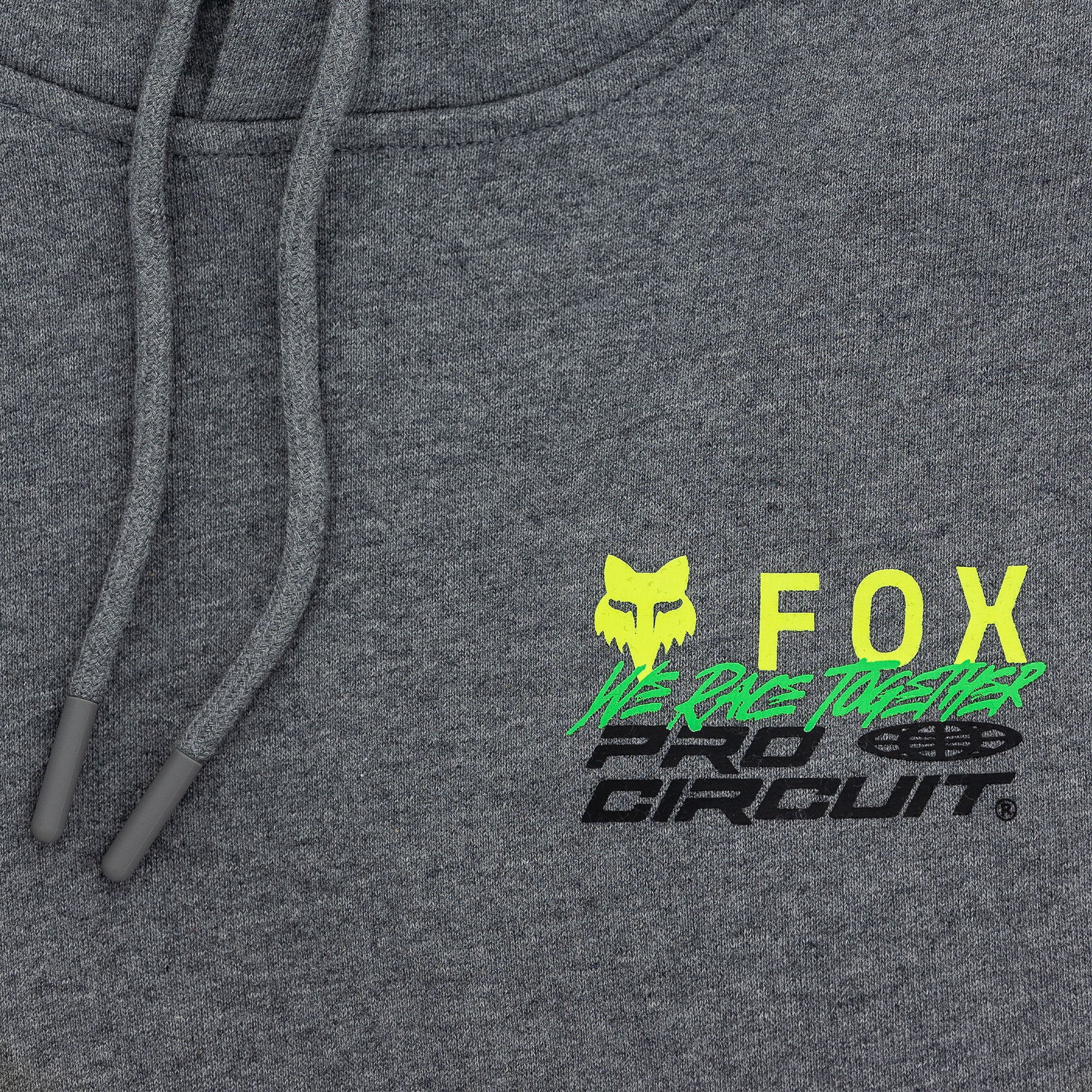 Fox Racing Fox x Pro Circuit Pullover Hoodie Heather Graphite Grey