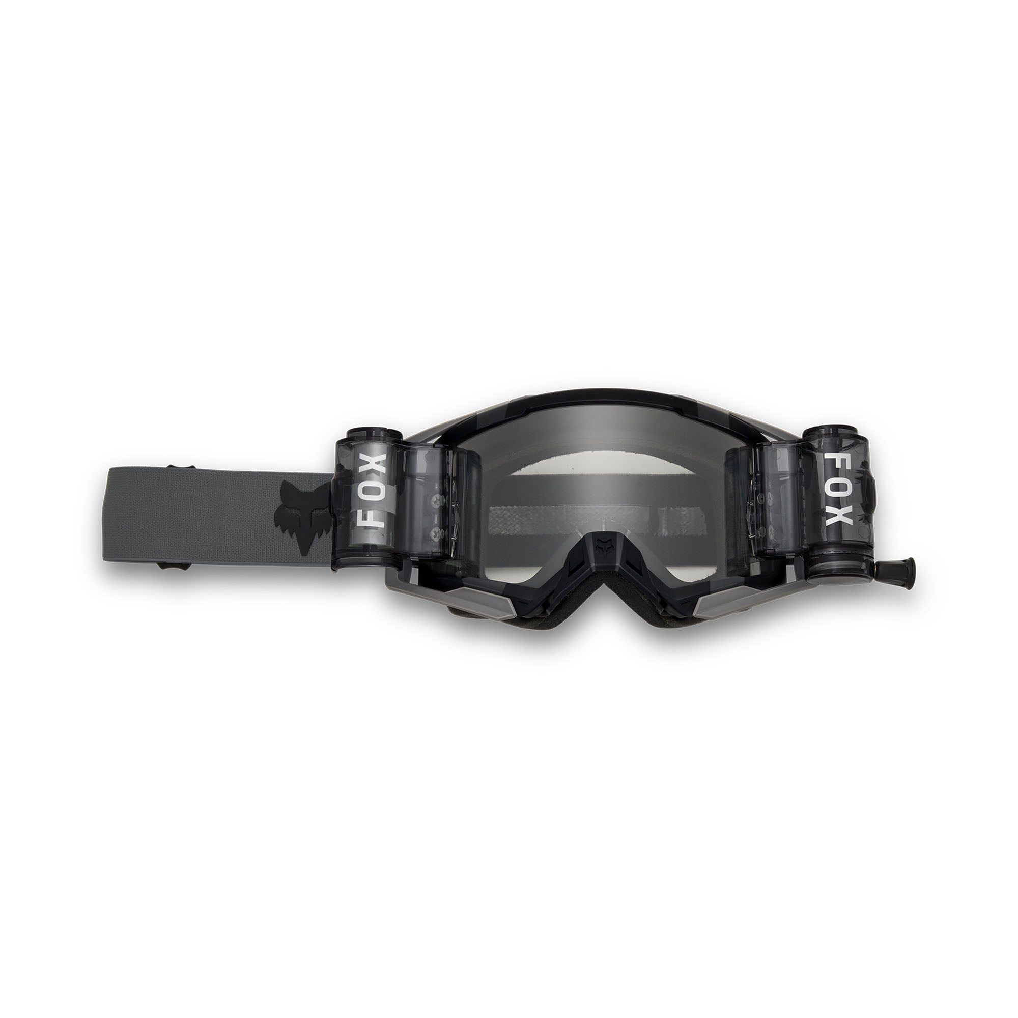 goggles fox racing Fox Racing 32981-001-OS Airspace Roll-Off Goggles VLS Non-Slip Roll-Off Black