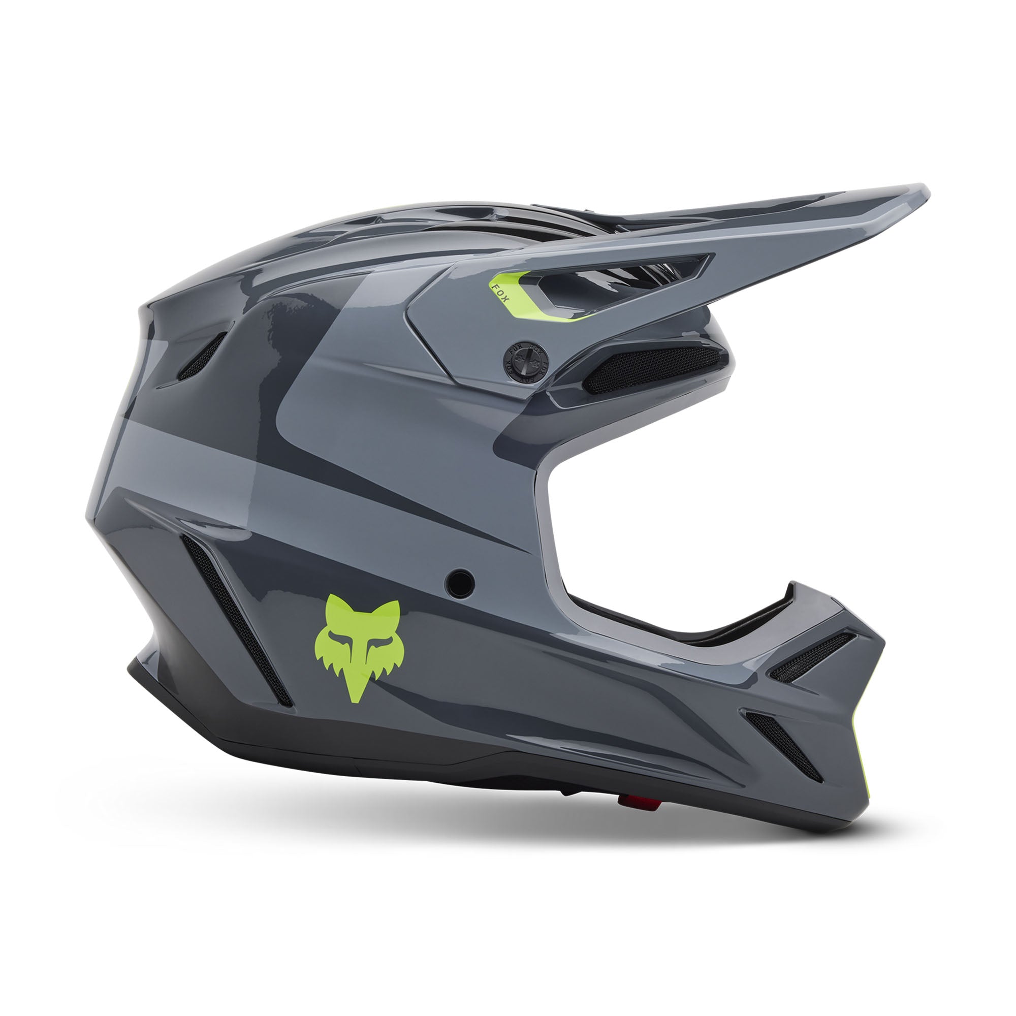 Fox Racing V3 Divider Helmet Graphite Grey Unisex-Adult