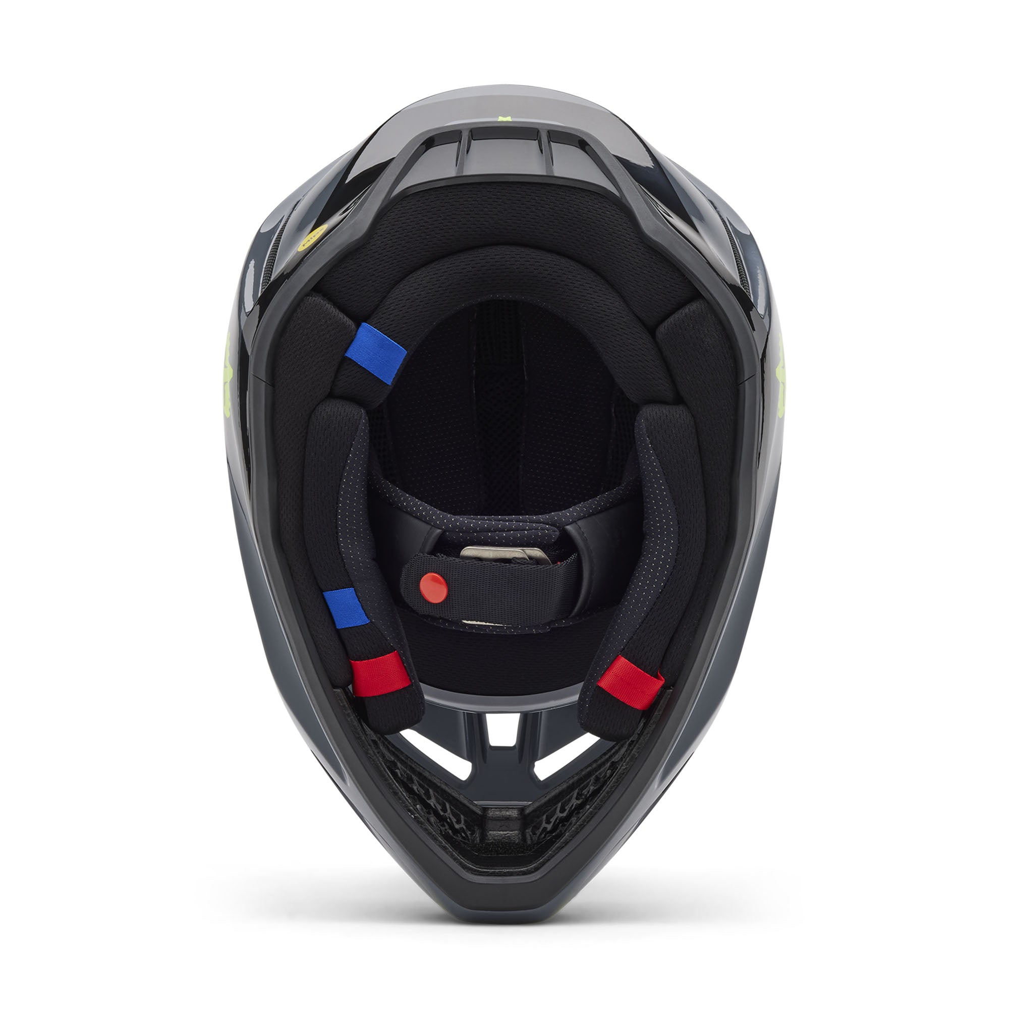 Fox Racing V3 Divider Open Face Offroad Helmet Graphite Grey