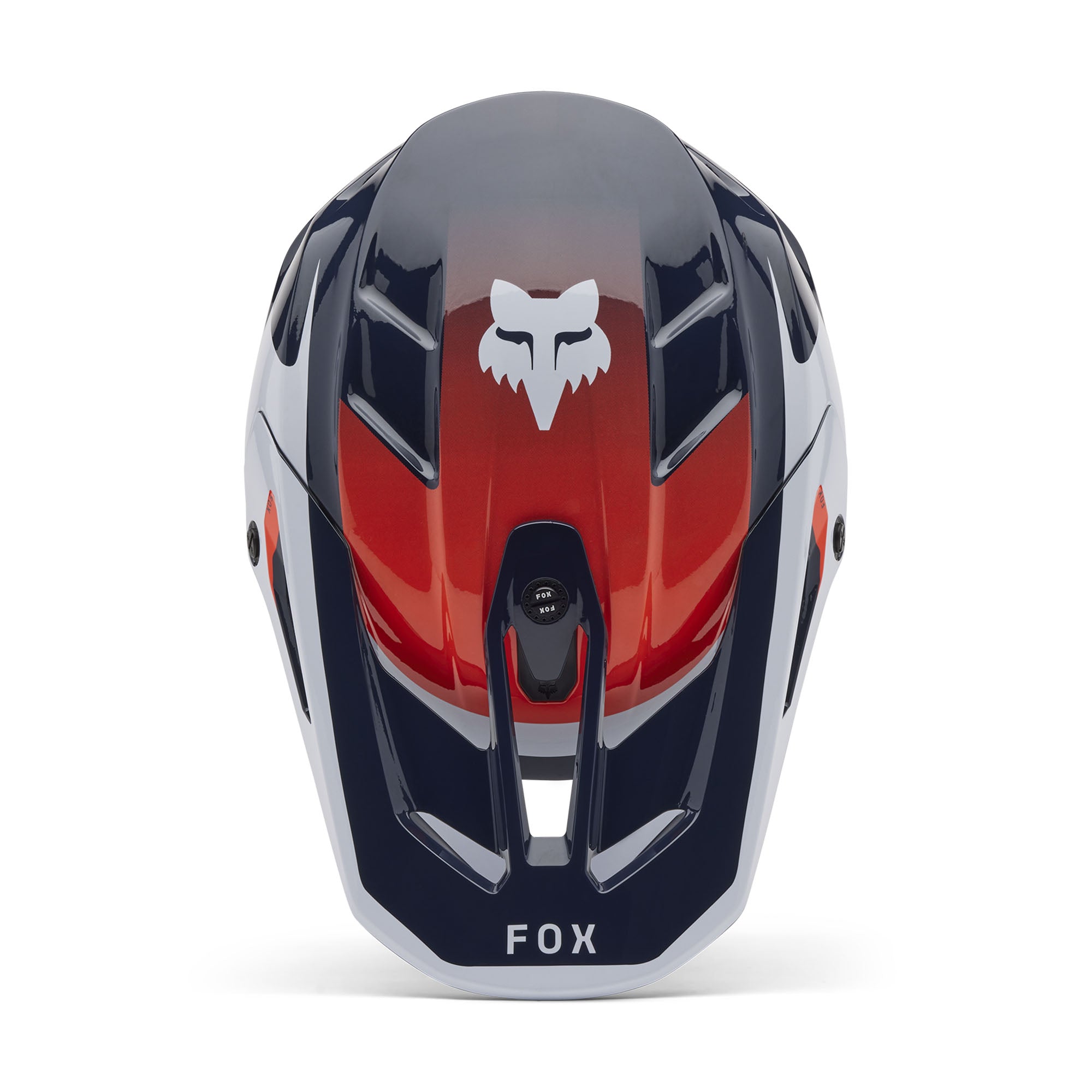 Fox Racing V3 Divider Open Face Offroad Helmet Midnight Blue