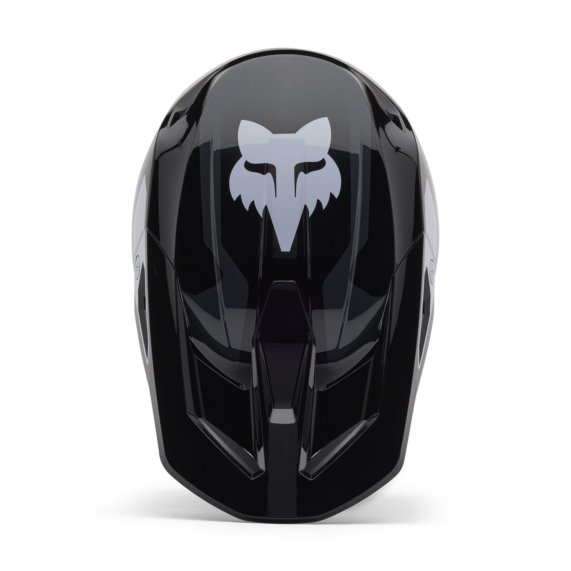 Fox Racing Youth V1 Lean Open Face Offroad Helmet Black