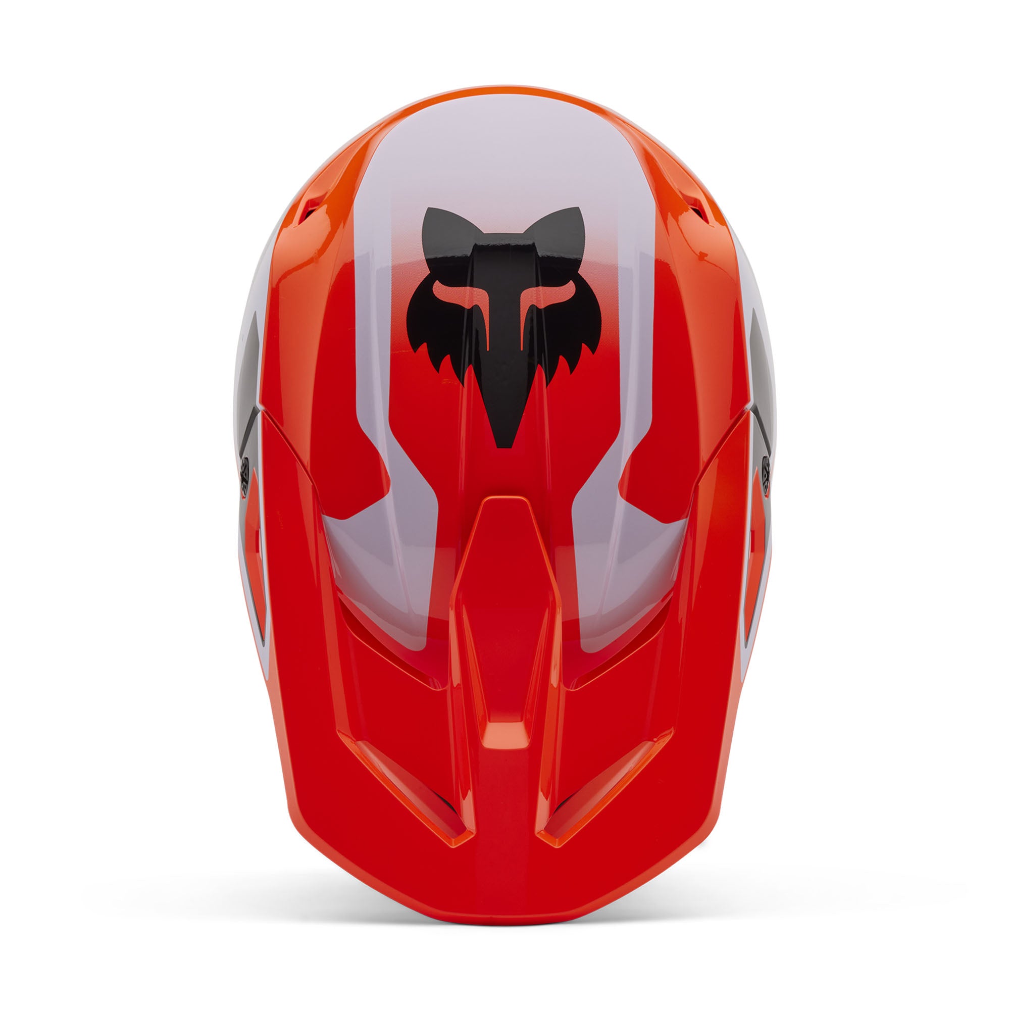 Fox Racing Youth V1 Lean Open Face Offroad Helmet Fluorescent Orange